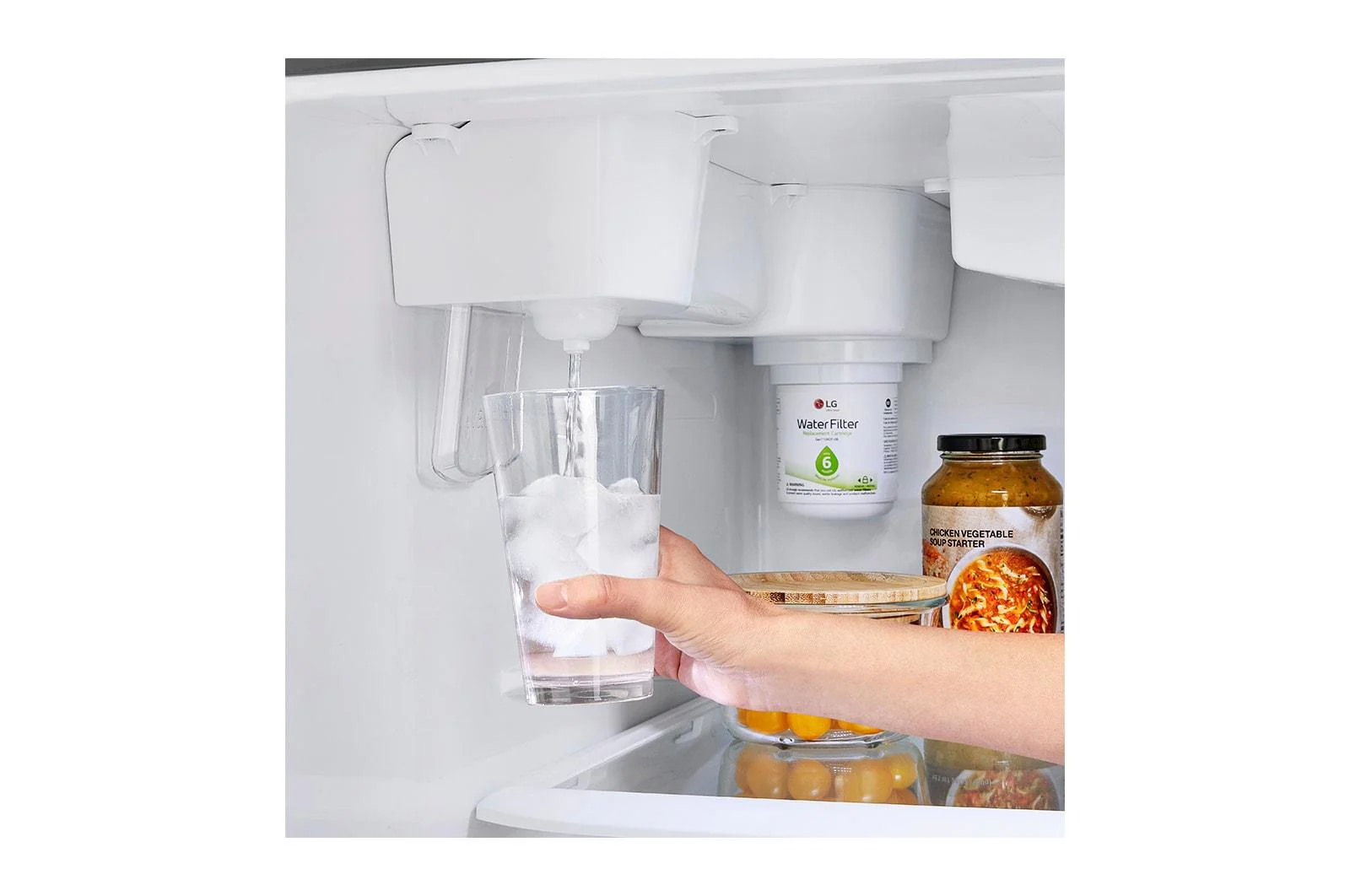 Lg LRTLS2403S 24 cu. ft. 33 Inch Wide Top Freezer Refrigerator - Stainless Steel - Image 11