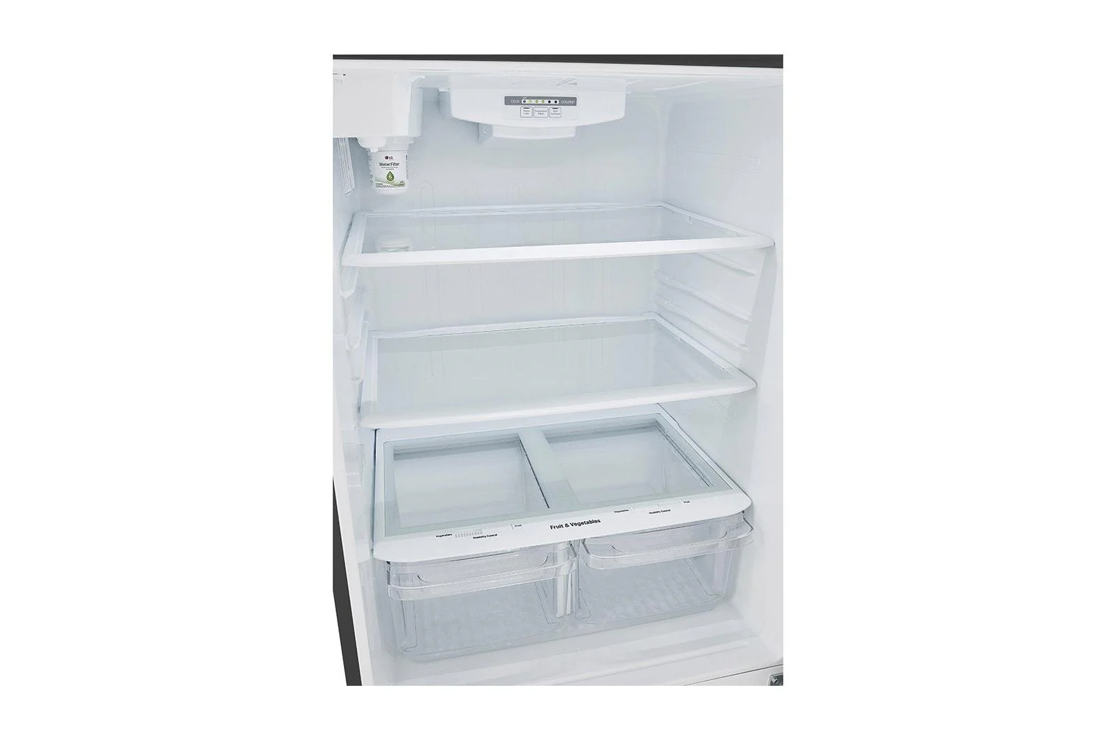 Lg LRTLS2403S 24 cu. ft. 33 Inch Wide Top Freezer Refrigerator - Stainless Steel - Image 6