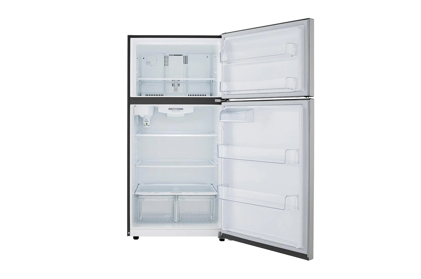 Lg LRTLS2403S 24 cu. ft. 33 Inch Wide Top Freezer Refrigerator - Stainless Steel - Image 7