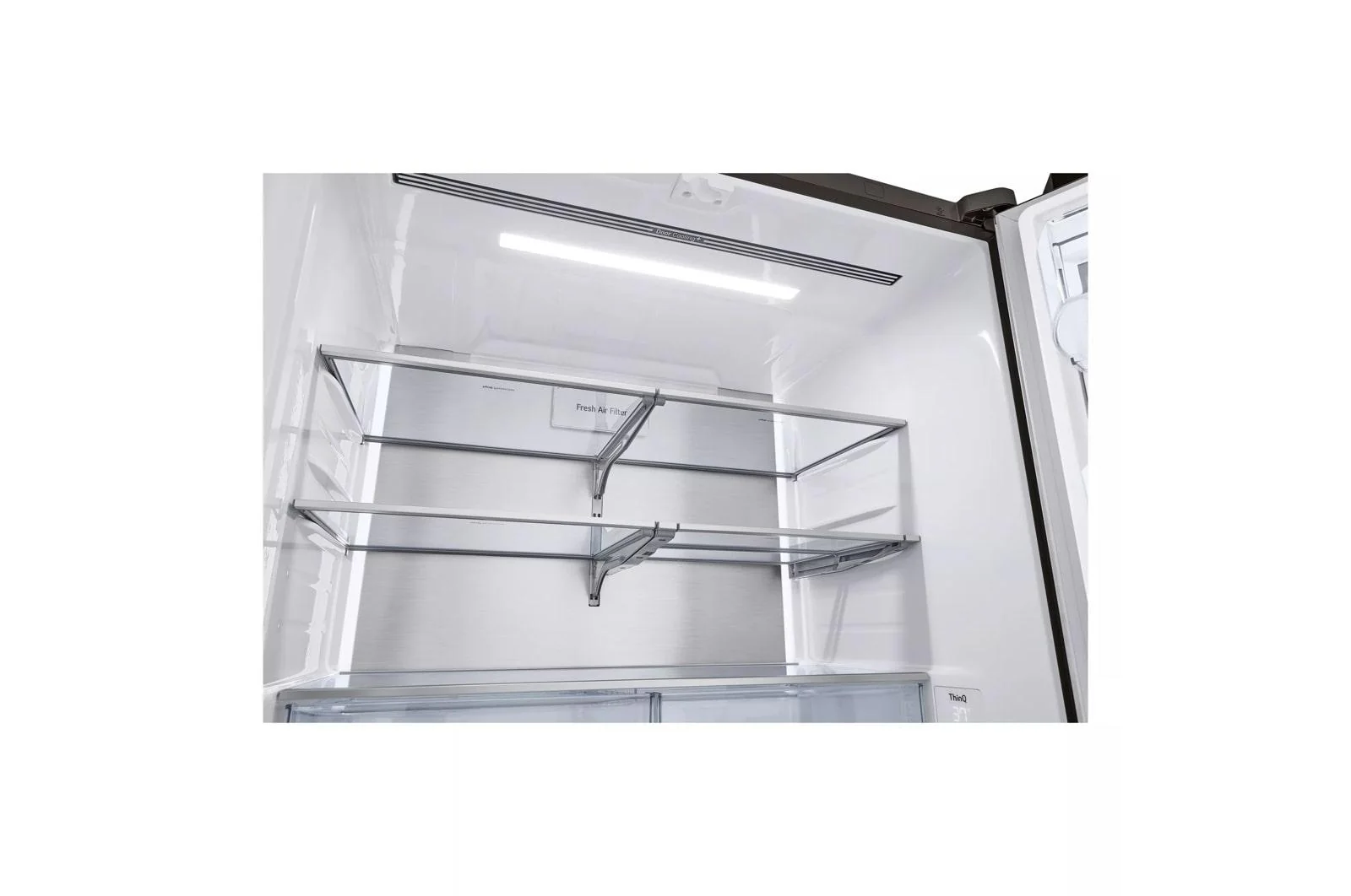 Lg LRYKC2606D 26 cu. ft. Smart Mirror InstaView® Counter-Depth MAX™ French Door Refrigerator with Four Types of Ice - Image 9