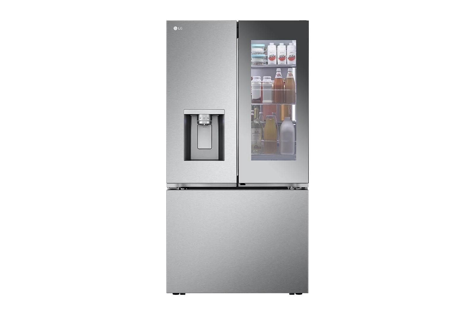Lg LRYKC2606S 26 cu. ft. Counter-Depth French Door Refrigerator - Stainless Steel - Image 3