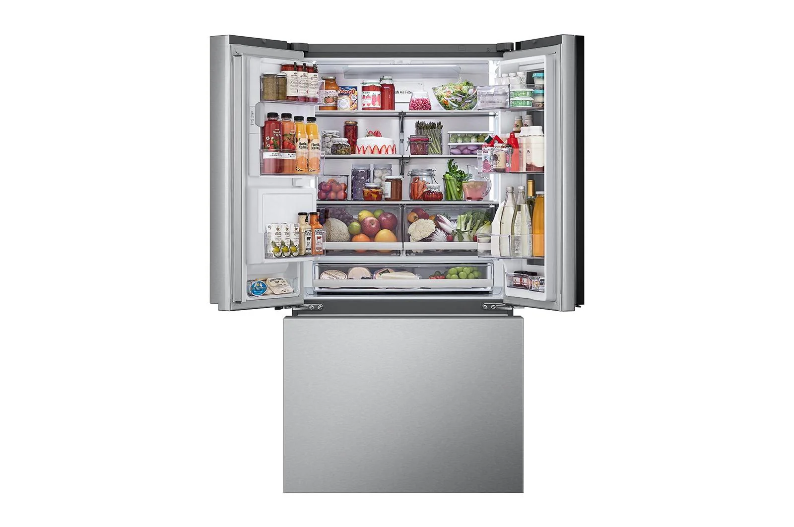 Lg LRYKC2606S 26 cu. ft. Counter-Depth French Door Refrigerator - Stainless Steel - Image 4