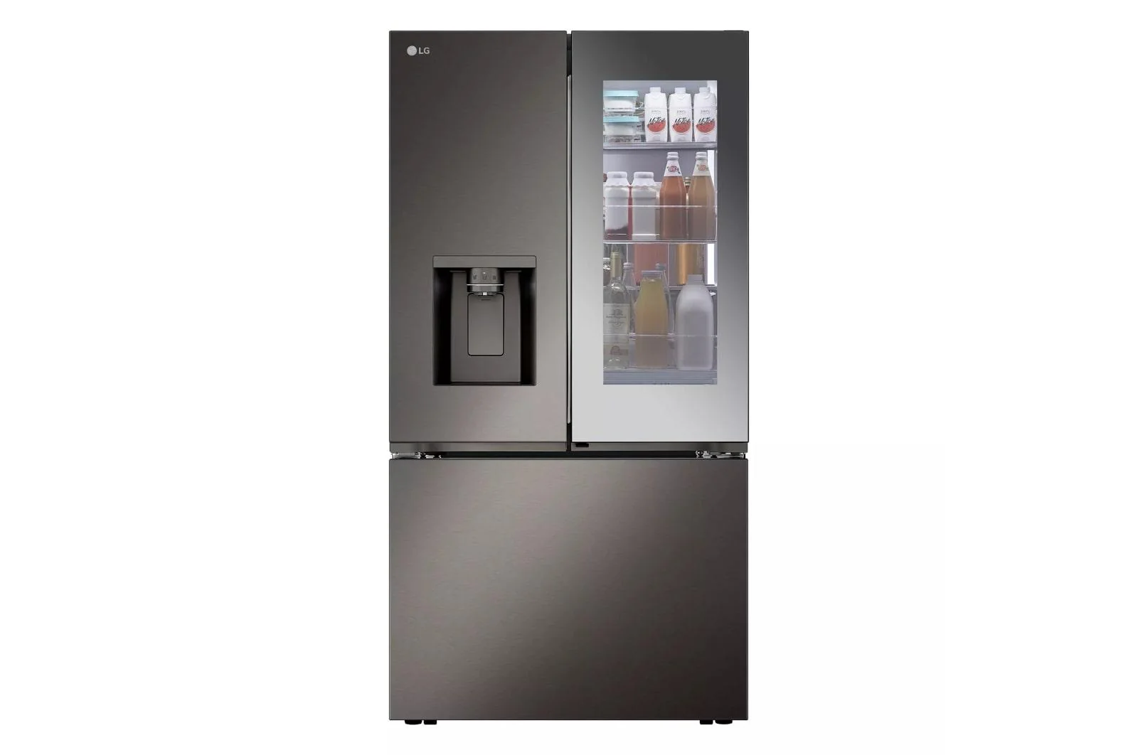 Lg 31 cu. ft. Smart Standard-Depth MAX™ French Door Refrigerator with Four Types of Ice and Mirror InstaView® - Image 2