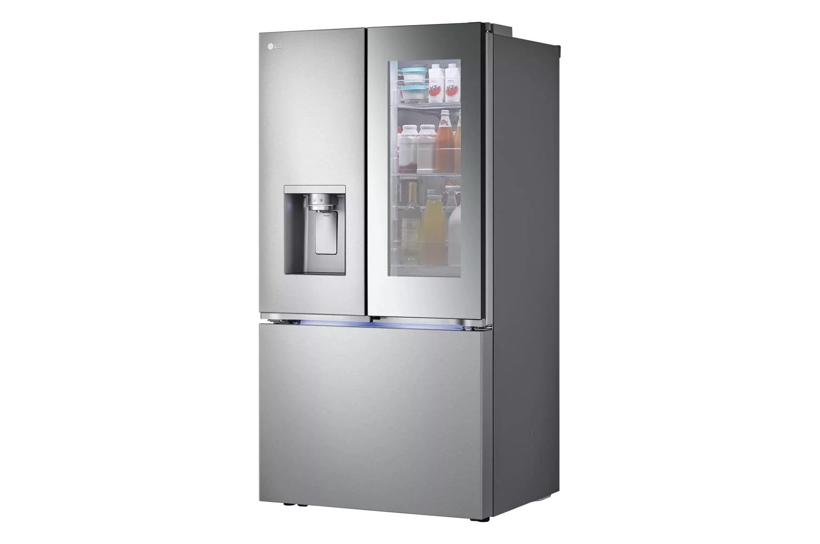Lg 31 cu. ft. Smart Standard-Depth MAX™ French Door Refrigerator with Four Types of Ice and Mirror InstaView® - Image 3
