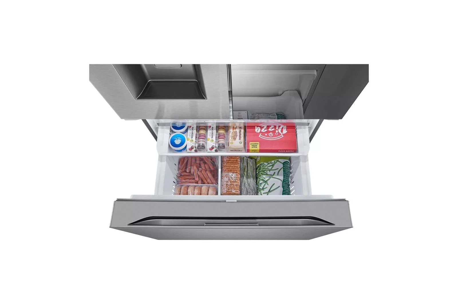 Lg 31 cu. ft. Smart Standard-Depth MAX™ French Door Refrigerator with Four Types of Ice and Mirror InstaView® - Image 6