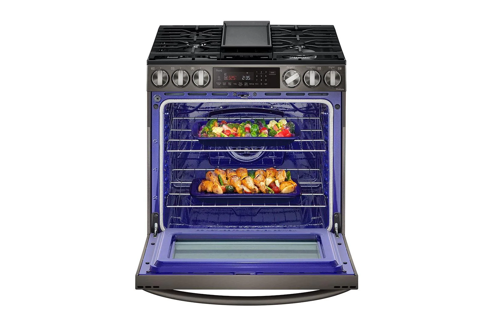 Lg LSDL6336D 6.3 cu. ft. Smart Dual Fuel Slide-in Range with InstaView®, ProBake Convection®, Air Fry and Air Sous Vide - Image 5