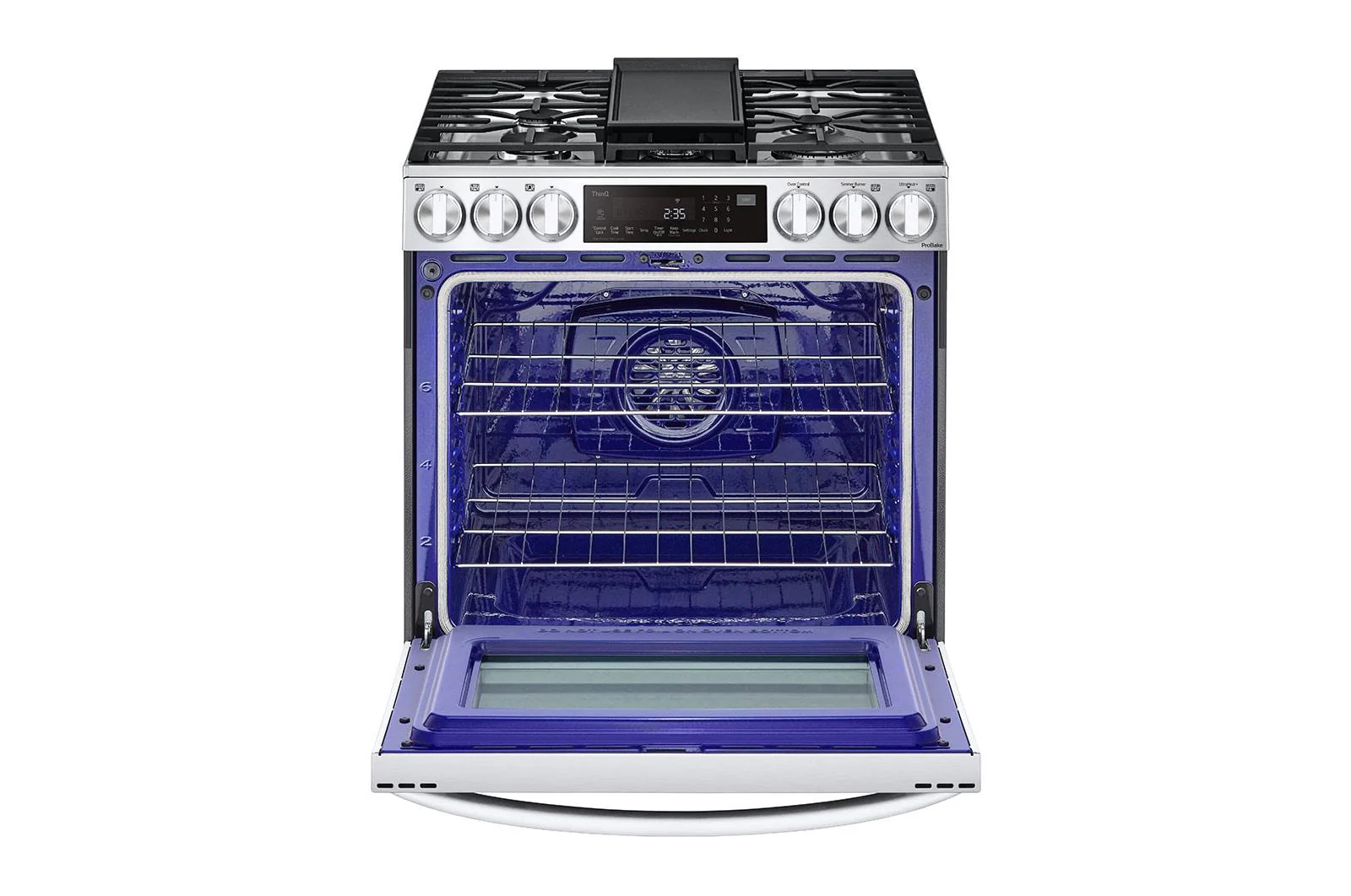 Lg LSDL6336F 6.3 cu. ft. Smart Dual Fuel Slide-in Range with InstaView®, ProBake Convection®, Air Fry and Air Sous Vide - Image 4