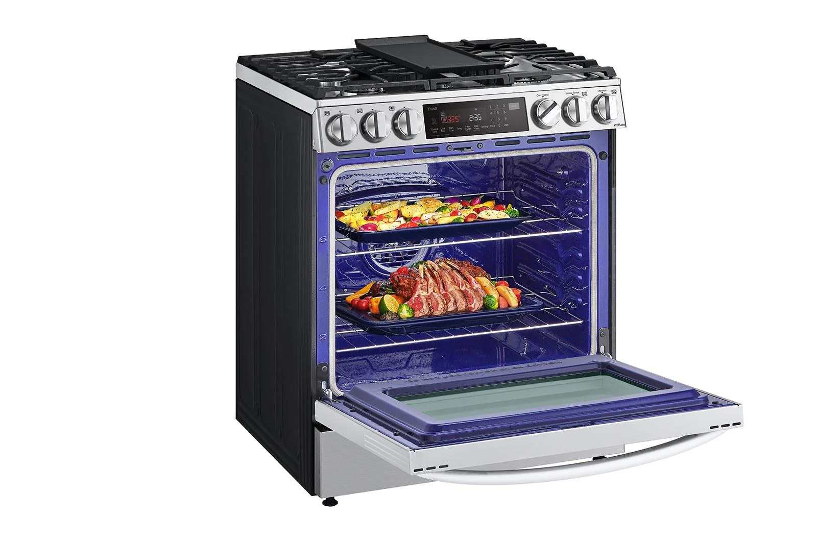Lg LSDL6336F 6.3 cu. ft. Smart Dual Fuel Slide-in Range with InstaView®, ProBake Convection®, Air Fry and Air Sous Vide - Image 6