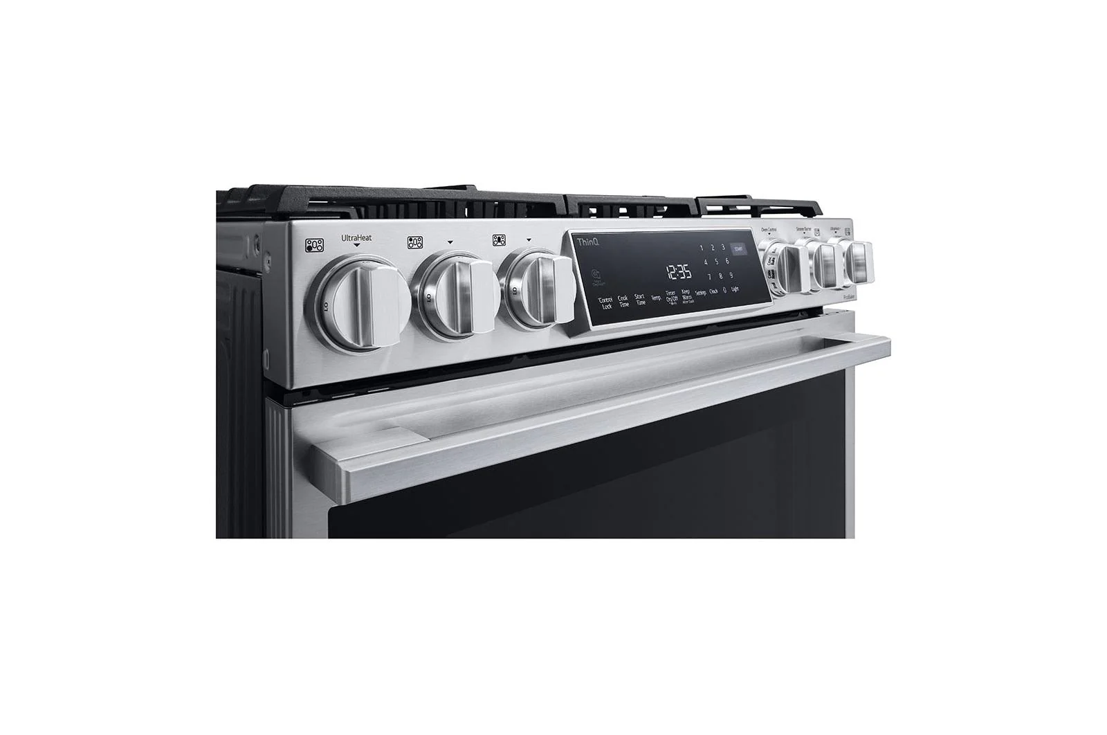 LSDS6338F LG STUDIO 6.3 cu. ft. Smart Wi-Fi Dual Fuel Slide-in Range with ProBake Convection® and EasyClean® - Image 10