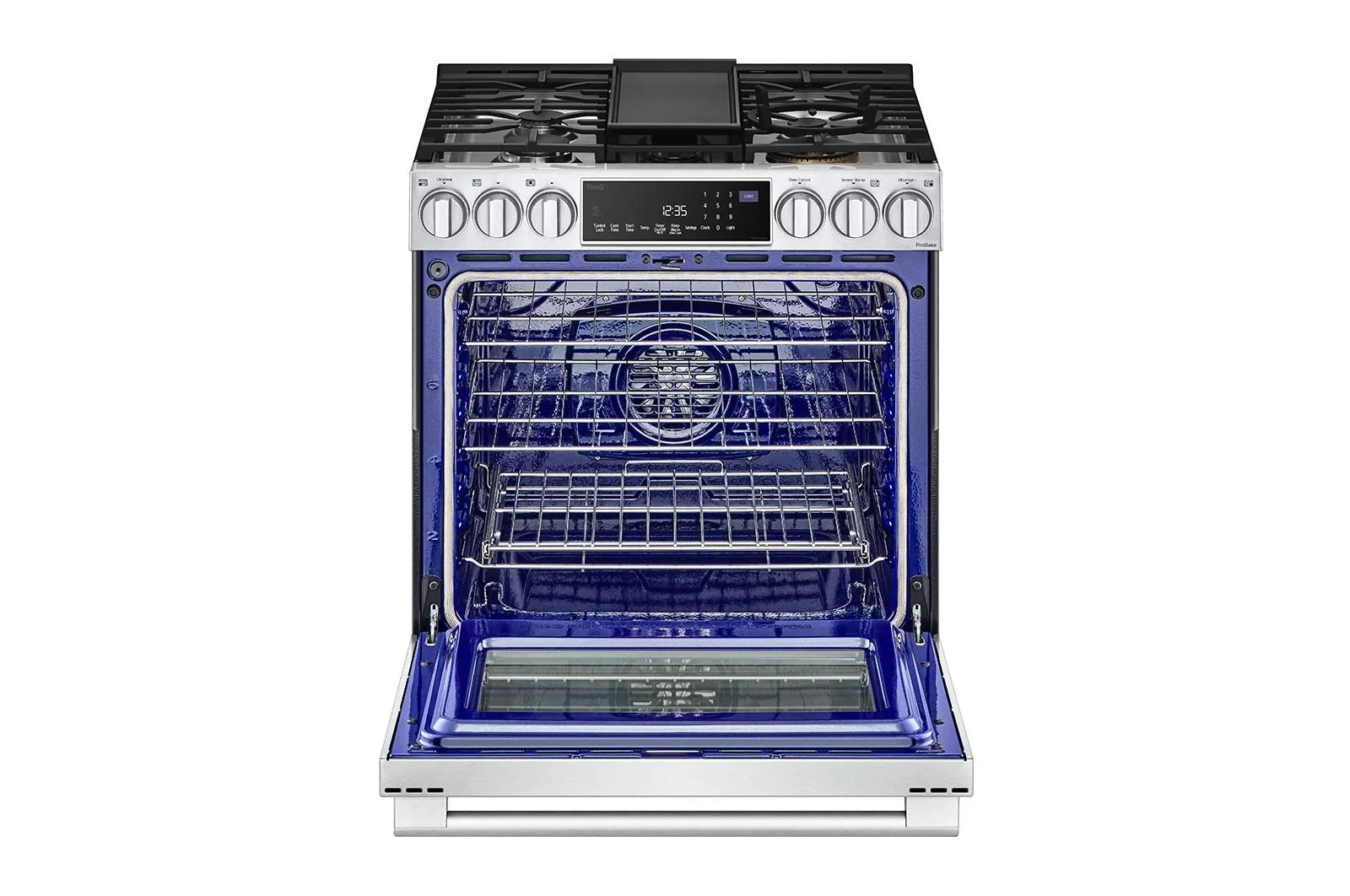 LSDS6338F LG STUDIO 6.3 cu. ft. Smart Wi-Fi Dual Fuel Slide-in Range with ProBake Convection® and EasyClean® - Image 5