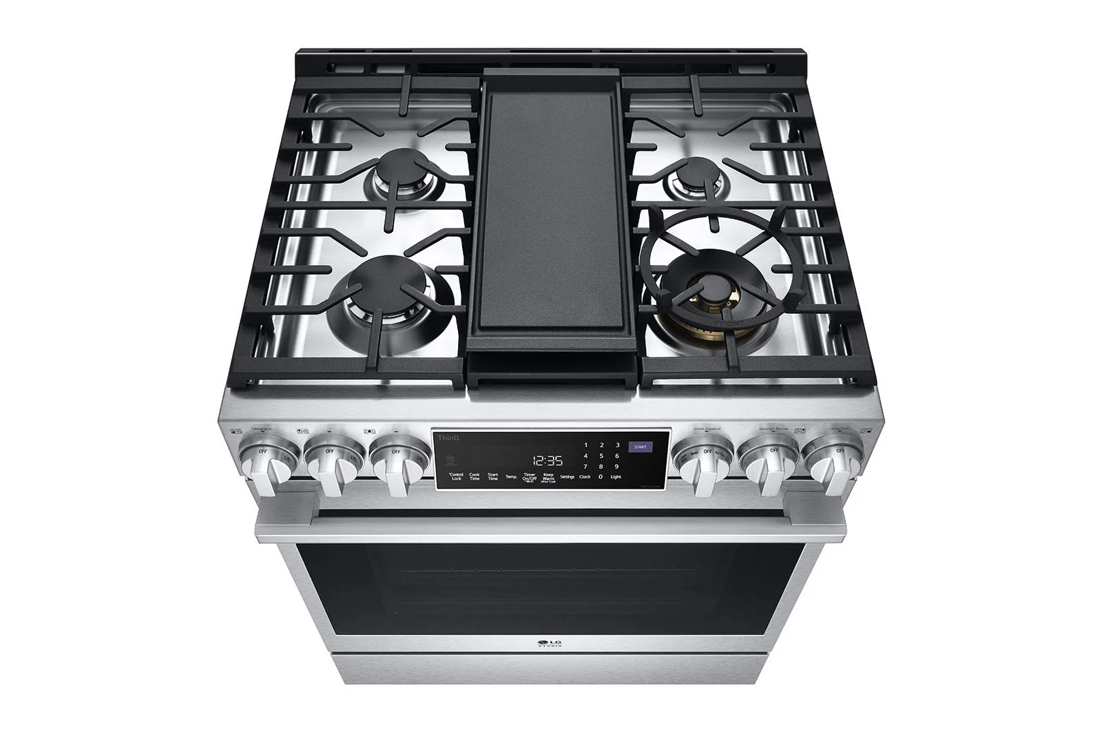 LSDS6338F LG STUDIO 6.3 cu. ft. Smart Wi-Fi Dual Fuel Slide-in Range with ProBake Convection® and EasyClean® - Image 8
