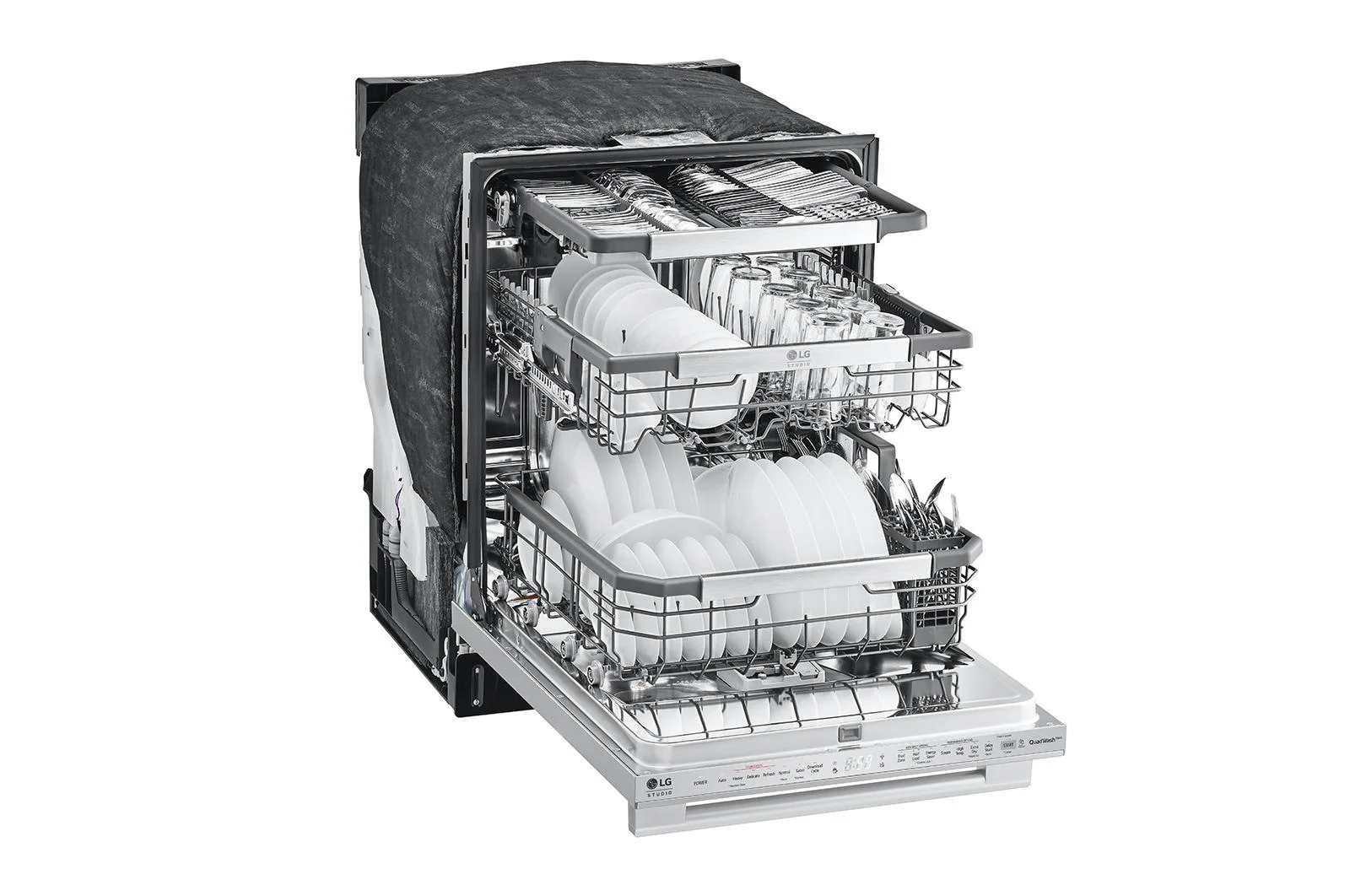 LG STUDIO Top Control Smart Dishwasher with QuadWash™ and TrueSteam® - Image 9
