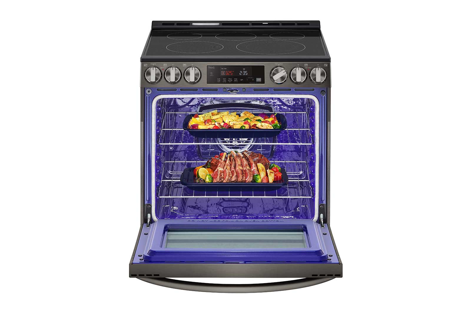 Lg LSEL6333D 6.3 cu ft. Smart Wi-Fi Enabled Fan Convection Electric Slide-in Range with Air Fry & EasyClean® - Image 8