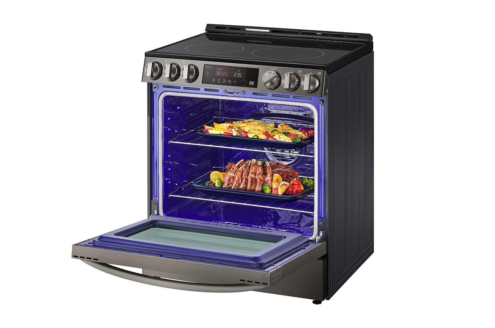 Lg LSEL6333D 6.3 cu ft. Smart Wi-Fi Enabled Fan Convection Electric Slide-in Range with Air Fry & EasyClean® - Image 9