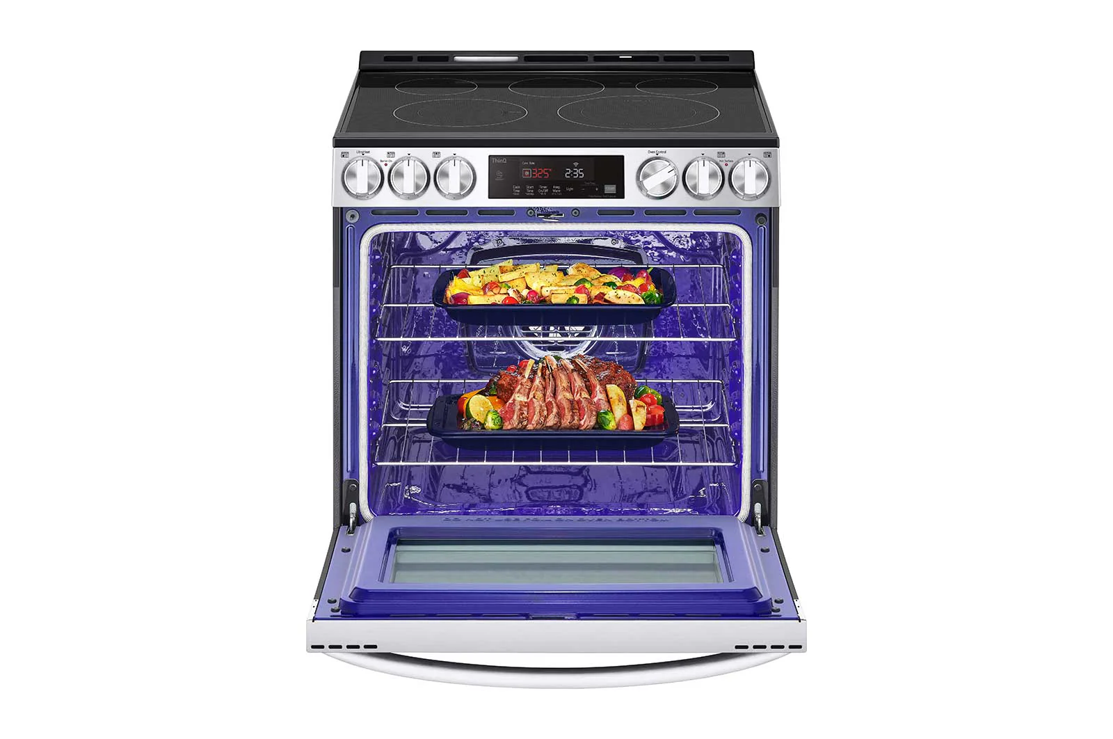 Lg LSEL6333F 6.3 cu. ft. Smart Wi-Fi Enabled Fan Convection Electric Slide-in Range with Air Fry & EasyClean® - Image 6