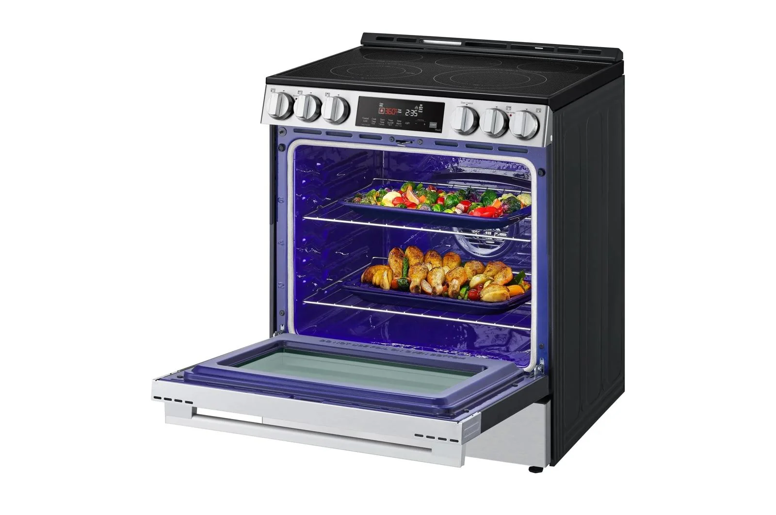 Lg LSEL6333XE 6.3 cu ft. Smart Electric Slide-in Range with Air Fry & EasyClean® - Image 8