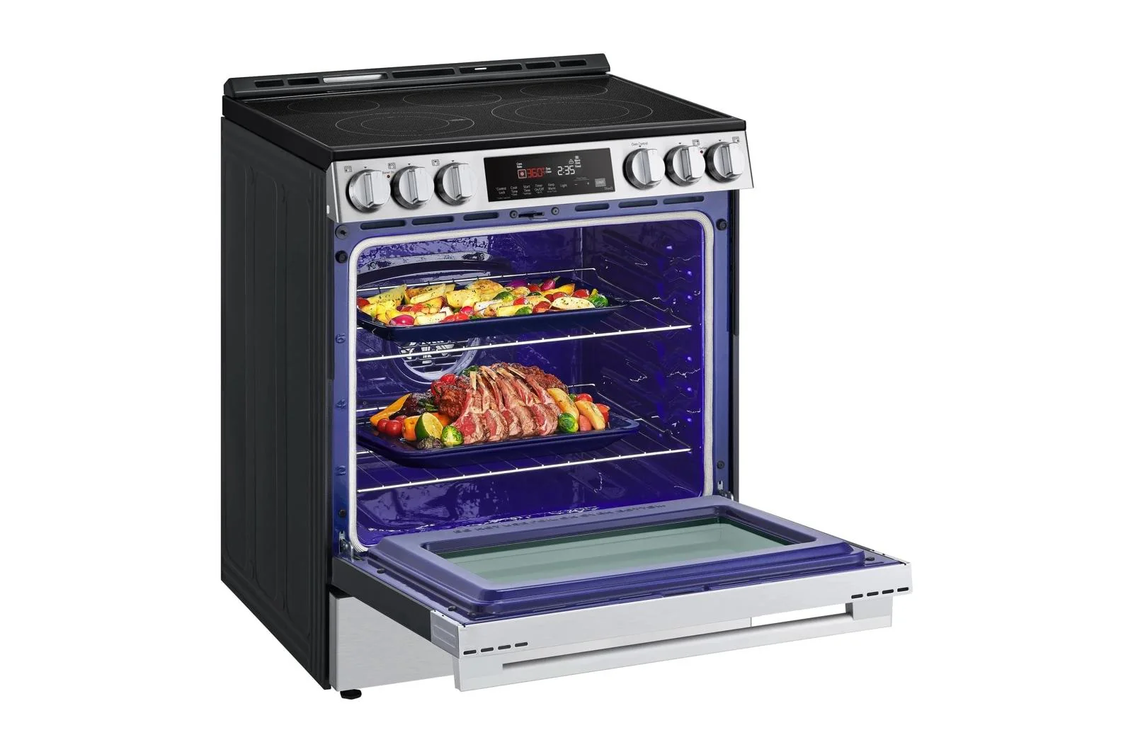Lg LSEL6333XE 6.3 cu ft. Smart Electric Slide-in Range with Air Fry & EasyClean® - Image 9