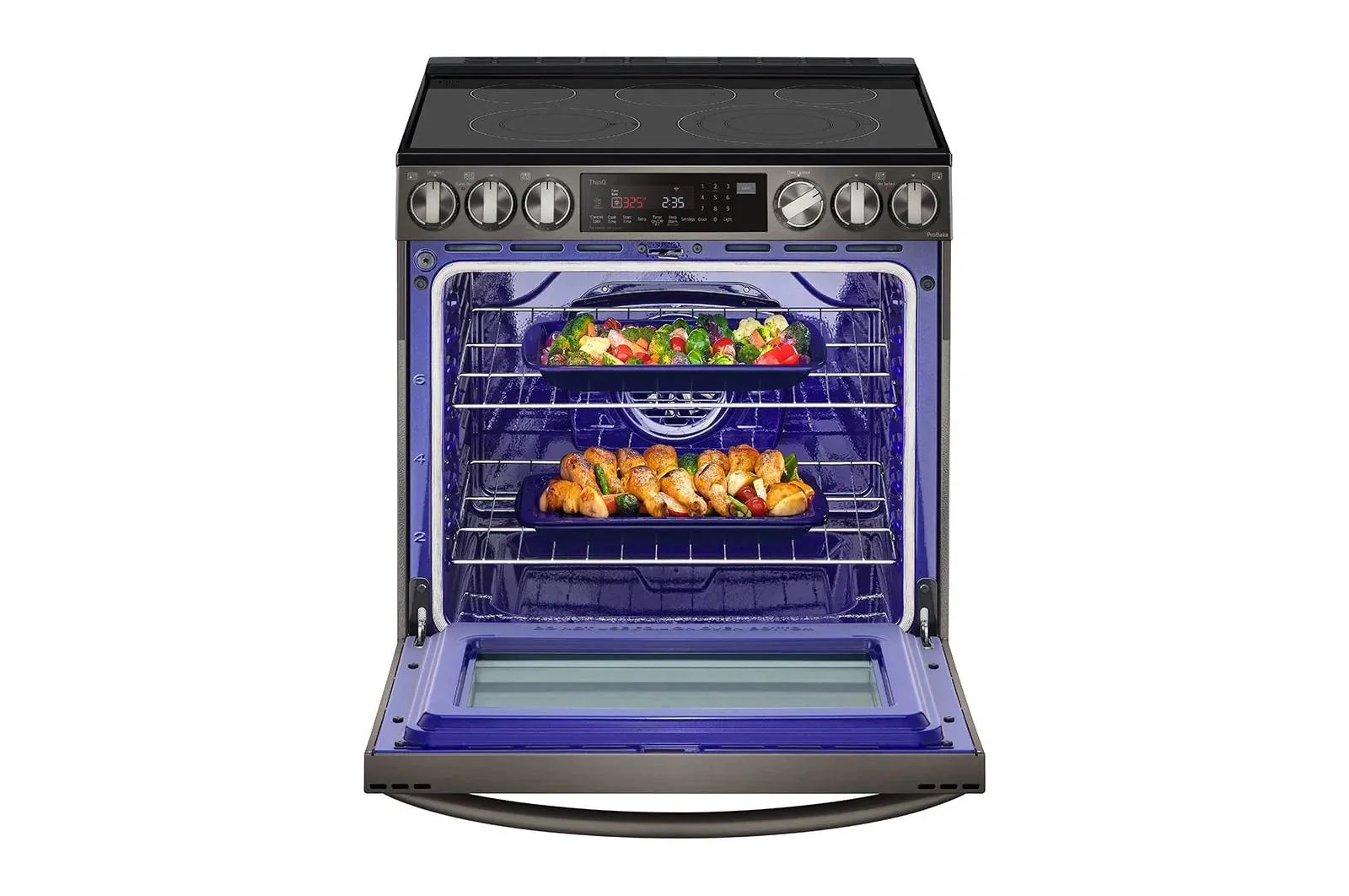 Lg LSEL6335DE 6.3 cu ft. Smart Wi-Fi Enabled ProBake Convection® InstaView® Electric Slide-In Range with Air Fry - Image 8