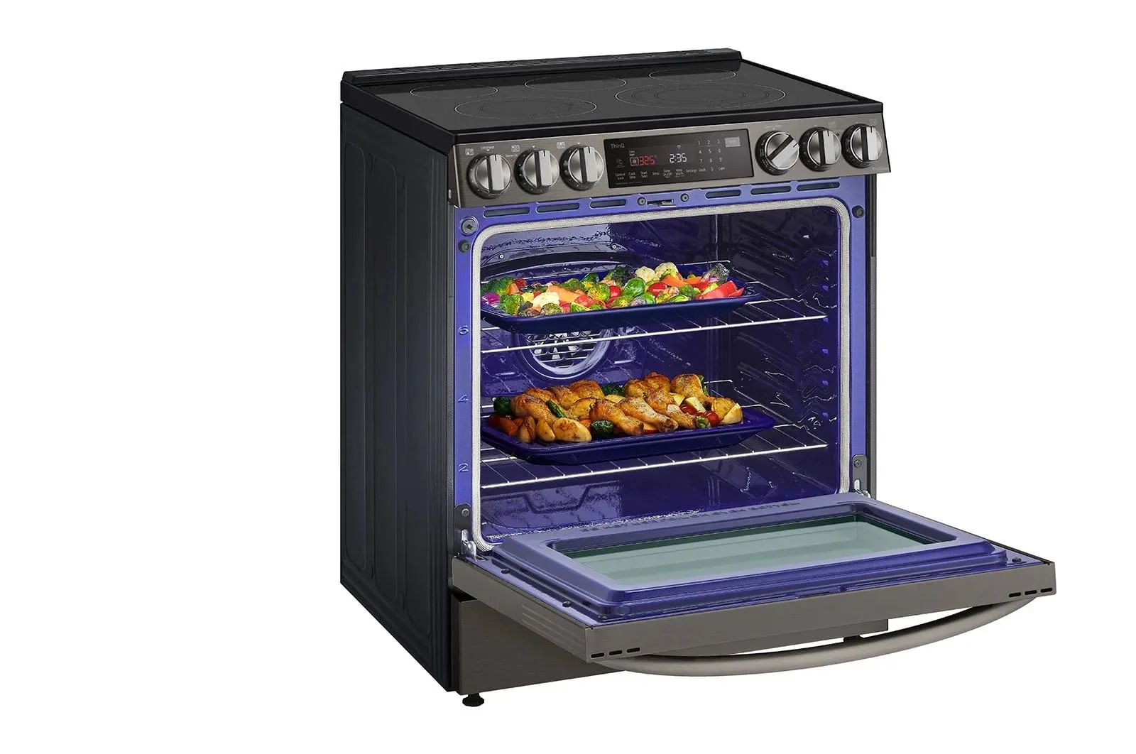 Lg LSEL6335DE 6.3 cu ft. Smart Wi-Fi Enabled ProBake Convection® InstaView® Electric Slide-In Range with Air Fry - Image 9