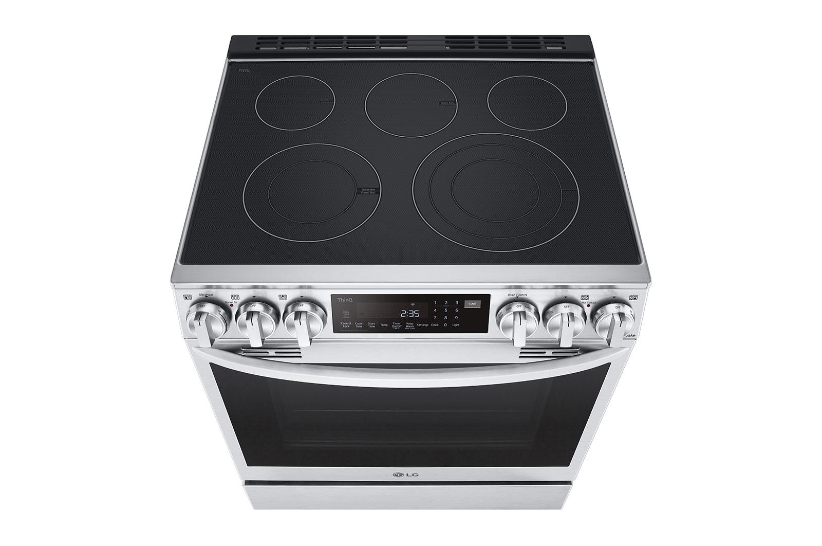 Lg 6.3 cu ft. Smart wi-fi Enabled ProBake Convection® InstaView® Electric Slide-In Range with Air Fry - Image 10