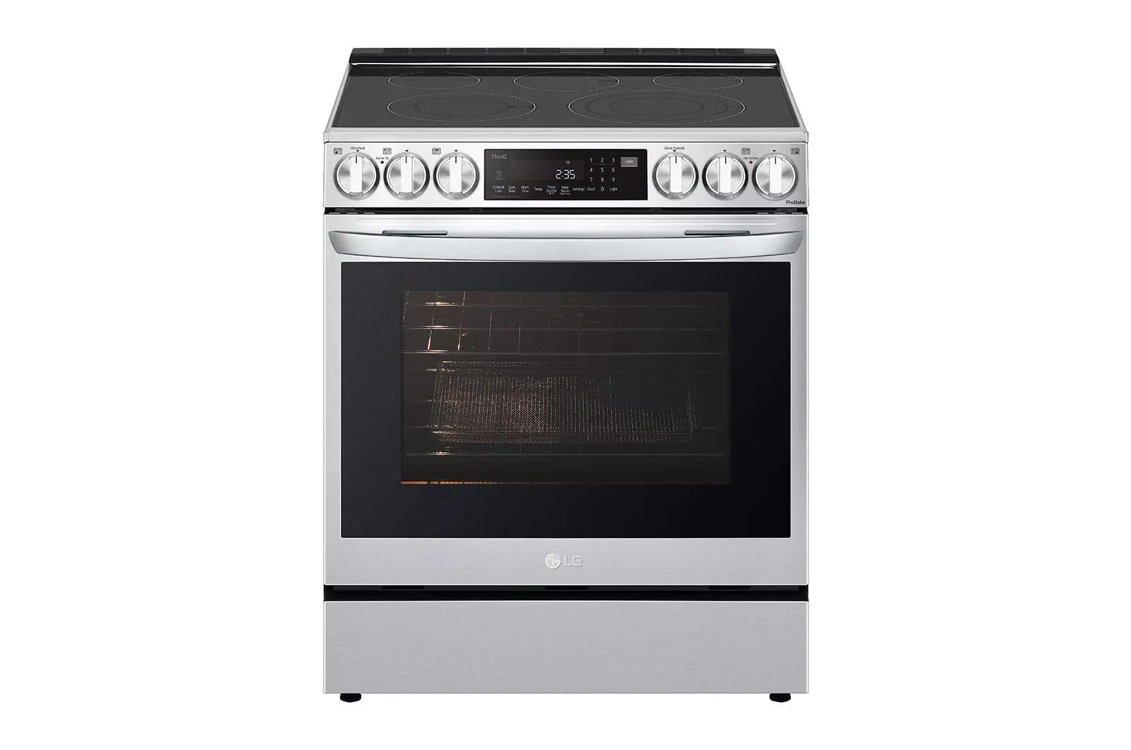 Lg LSEL6335FE 6.3 cu. ft. Smart Wi-Fi Enabled ProBake Convection® InstaView® Electric Slide-In Range with Air Fry - Image 5