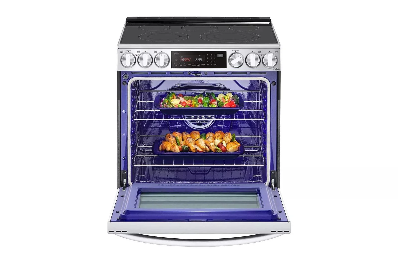 Lg LSEL6335FE 6.3 cu. ft. Smart Wi-Fi Enabled ProBake Convection® InstaView® Electric Slide-In Range with Air Fry - Image 7