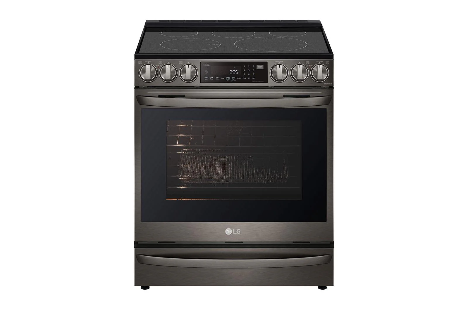 Lg LSEL6337D 6.3 cu. ft. Smart Wi-Fi Enabled ProBake Convection® InstaView™ Electric Slide-in Range with Air Fry - Image 5