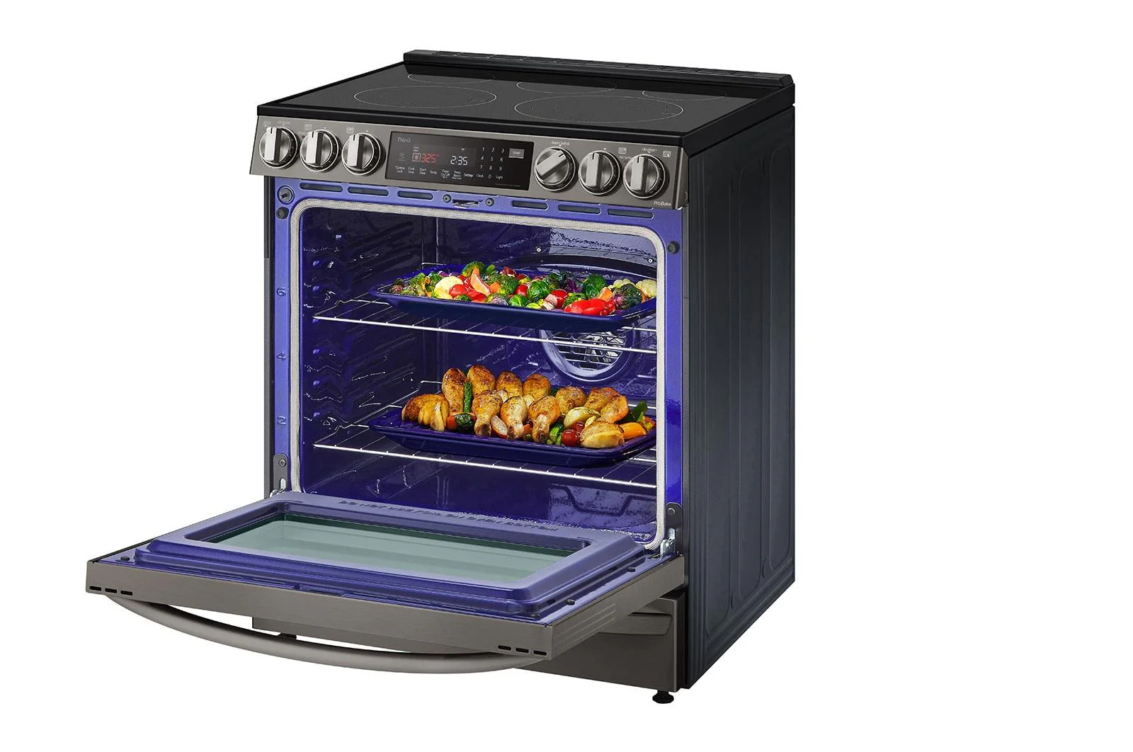 Lg LSEL6337D 6.3 cu. ft. Smart Wi-Fi Enabled ProBake Convection® InstaView™ Electric Slide-in Range with Air Fry - Image 9