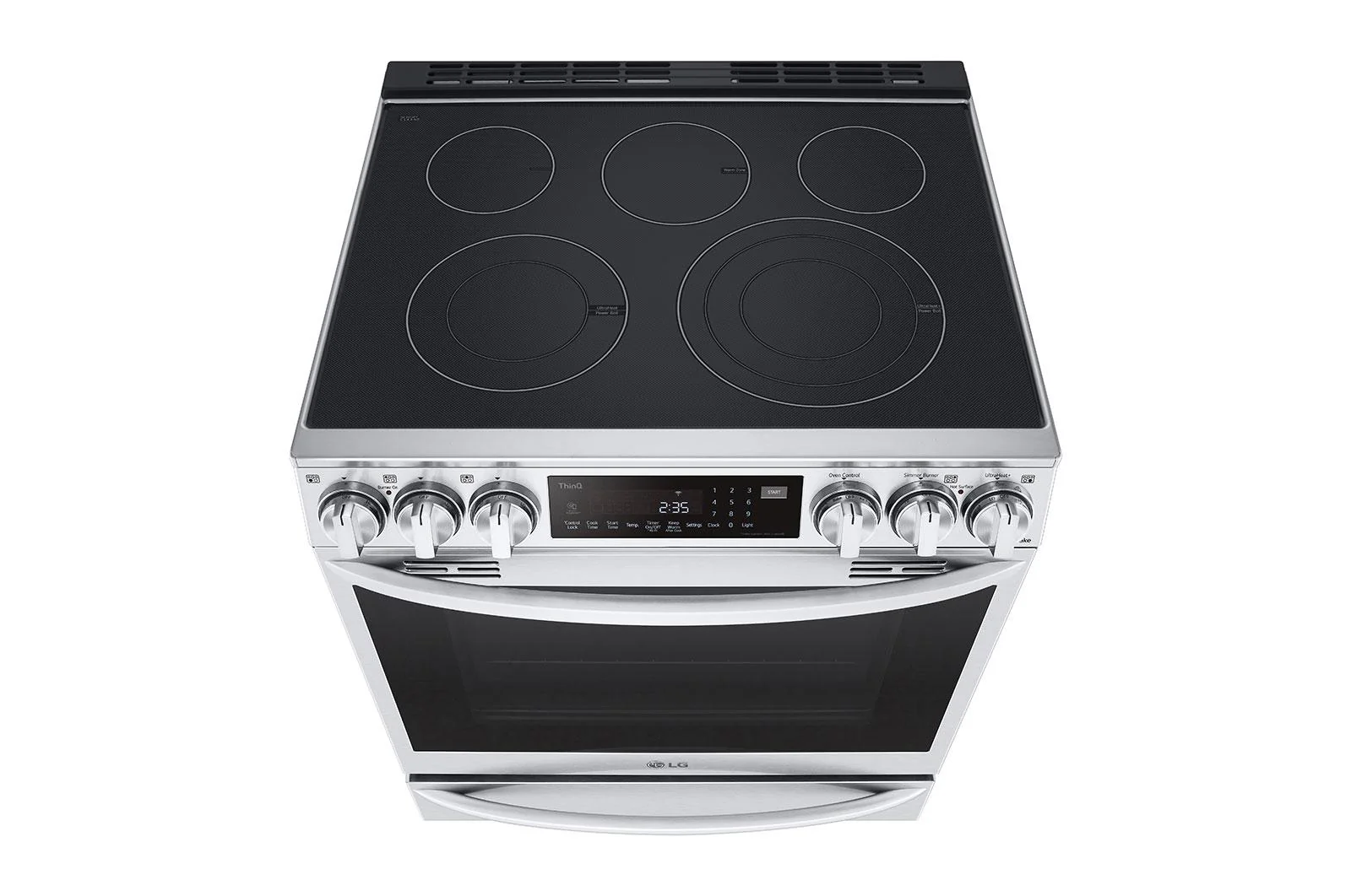 Lg LSEL6337F 6.3 cu. ft. Smart Wi-Fi Enabled ProBake Convection® InstaView™ Electric Slide-in Range with Air Fry - Image 10
