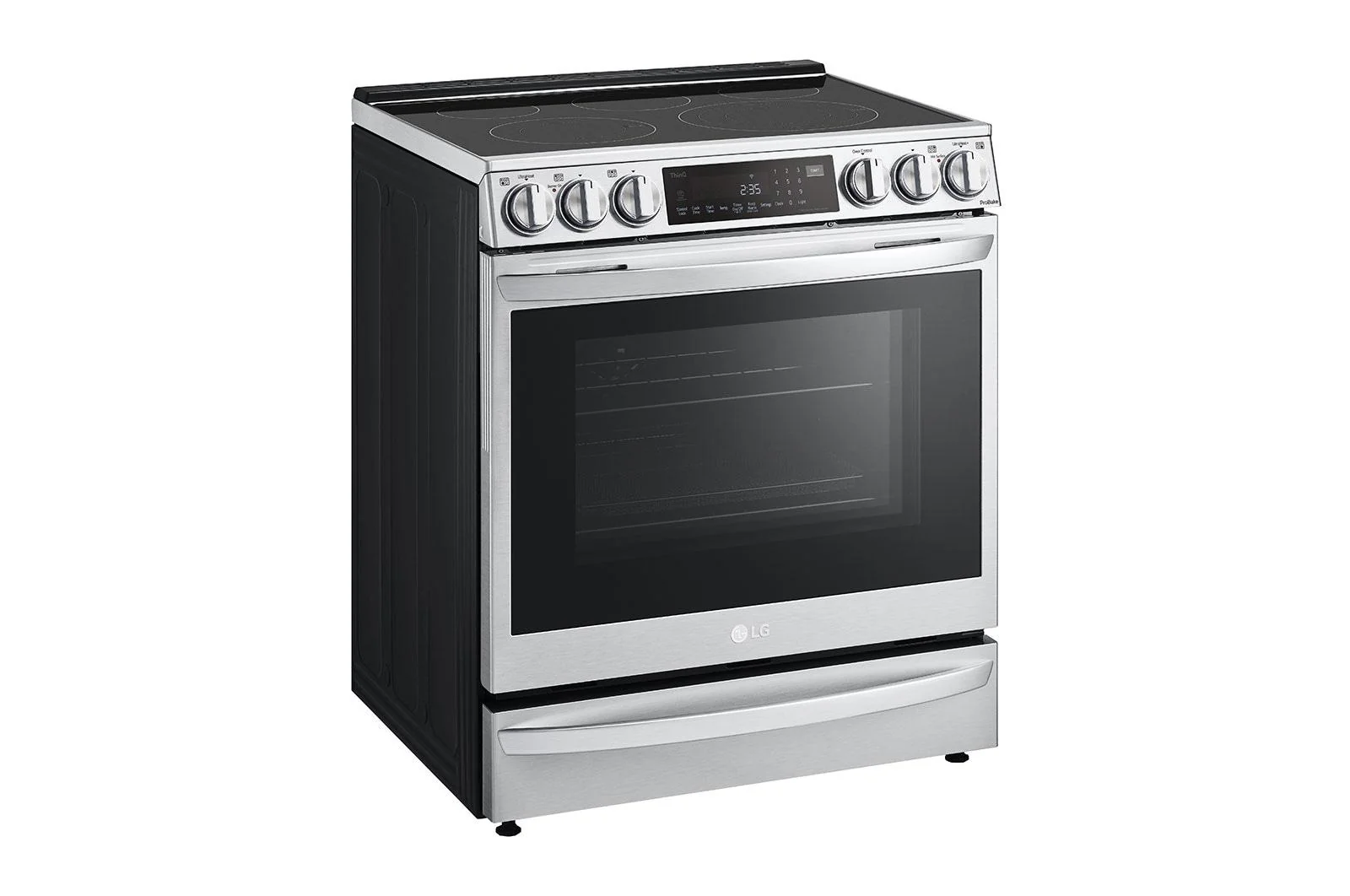 Lg LSEL6337F 6.3 cu. ft. Smart Wi-Fi Enabled ProBake Convection® InstaView™ Electric Slide-in Range with Air Fry - Image 3