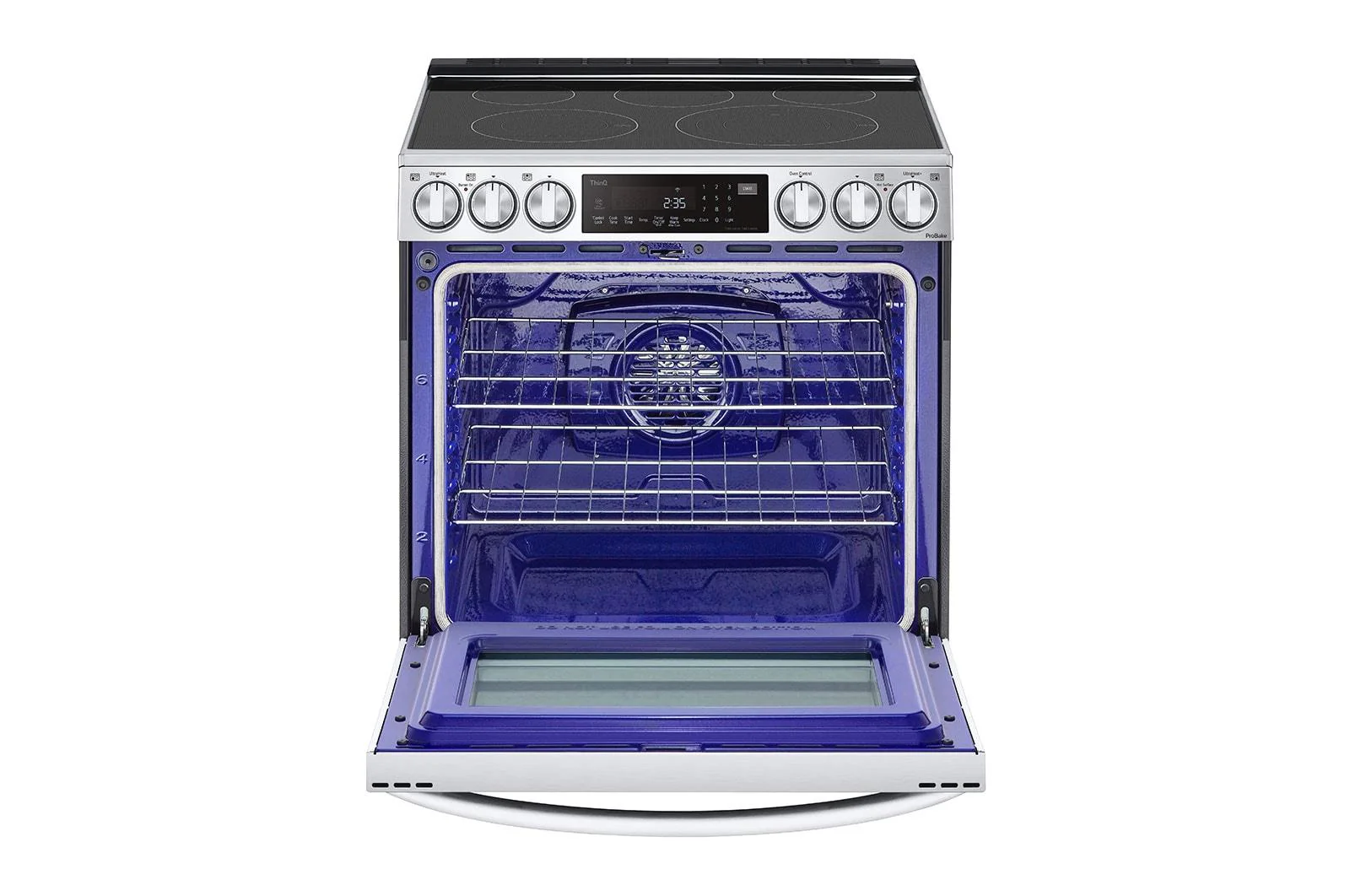 Lg LSEL6337F 6.3 cu. ft. Smart Wi-Fi Enabled ProBake Convection® InstaView™ Electric Slide-in Range with Air Fry - Image 6