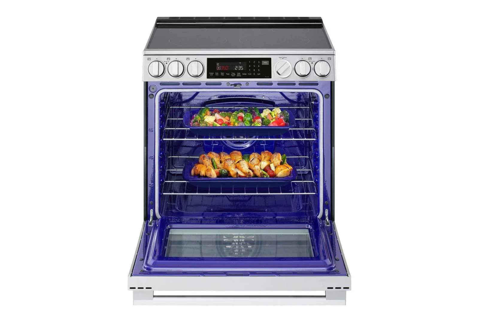 Lg LSEL6337XE 6.3 cu. ft. Smart Electric Slide-in Range with InstaView®, ProBake Convection®, and Air Fry - Image 14