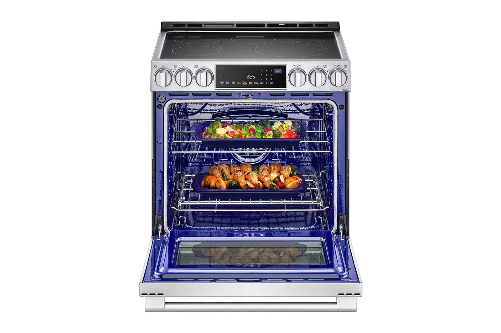 LSES6338F LG STUDIO 6.3 cu. ft. InstaView® Electric Slide-in Range with ProBake Convection® and Air Fry - Image 6