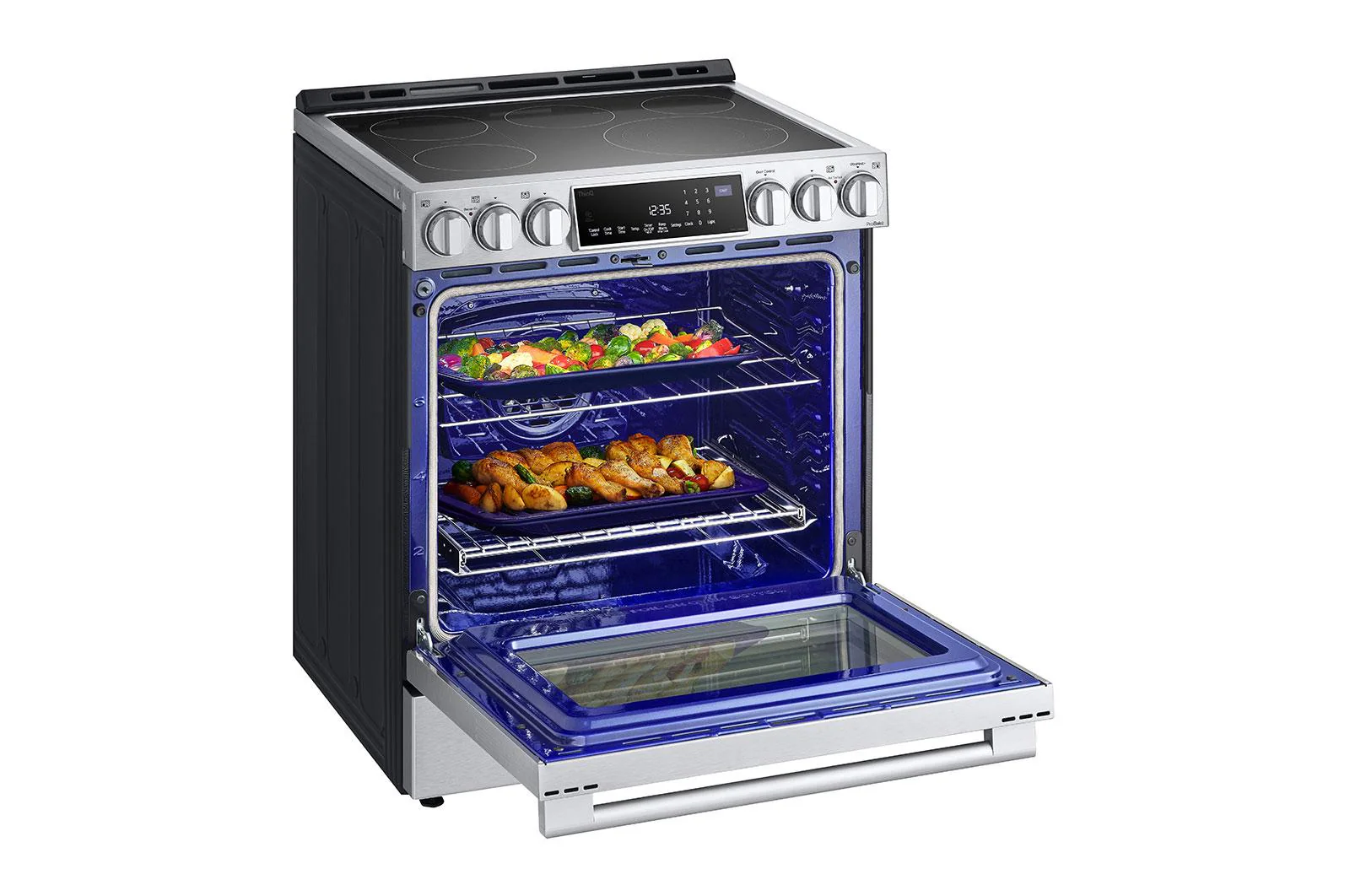 LSES6338F LG STUDIO 6.3 cu. ft. InstaView® Electric Slide-in Range with ProBake Convection® and Air Fry - Image 7