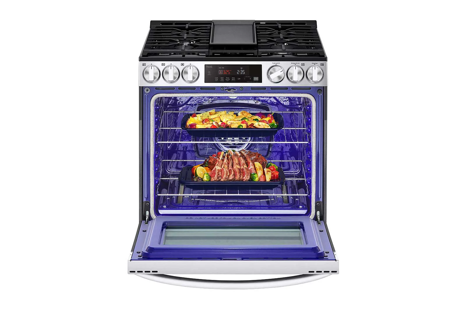 Lg LSGL5833F 5.8 cu. ft. Smart Wi-Fi Enabled Fan Convection Gas Slide-in Range with Air Fry & EasyClean® - Image 6