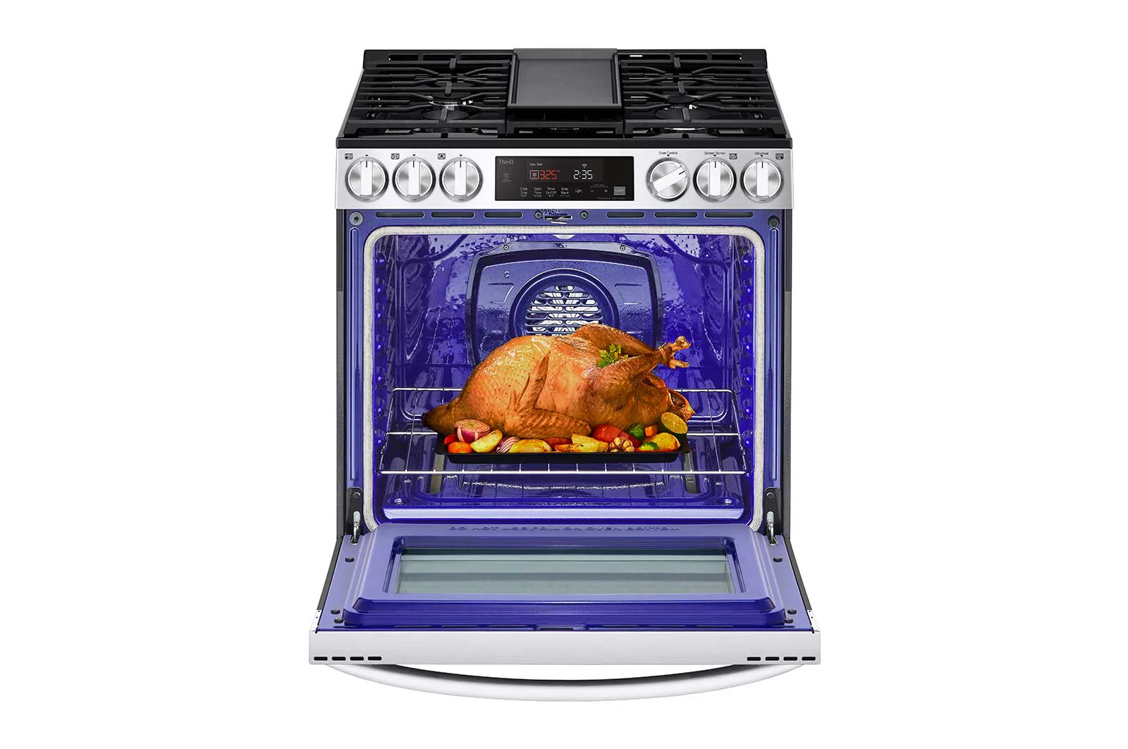 Lg LSGL5833F 5.8 cu. ft. Smart Wi-Fi Enabled Fan Convection Gas Slide-in Range with Air Fry & EasyClean® - Image 7