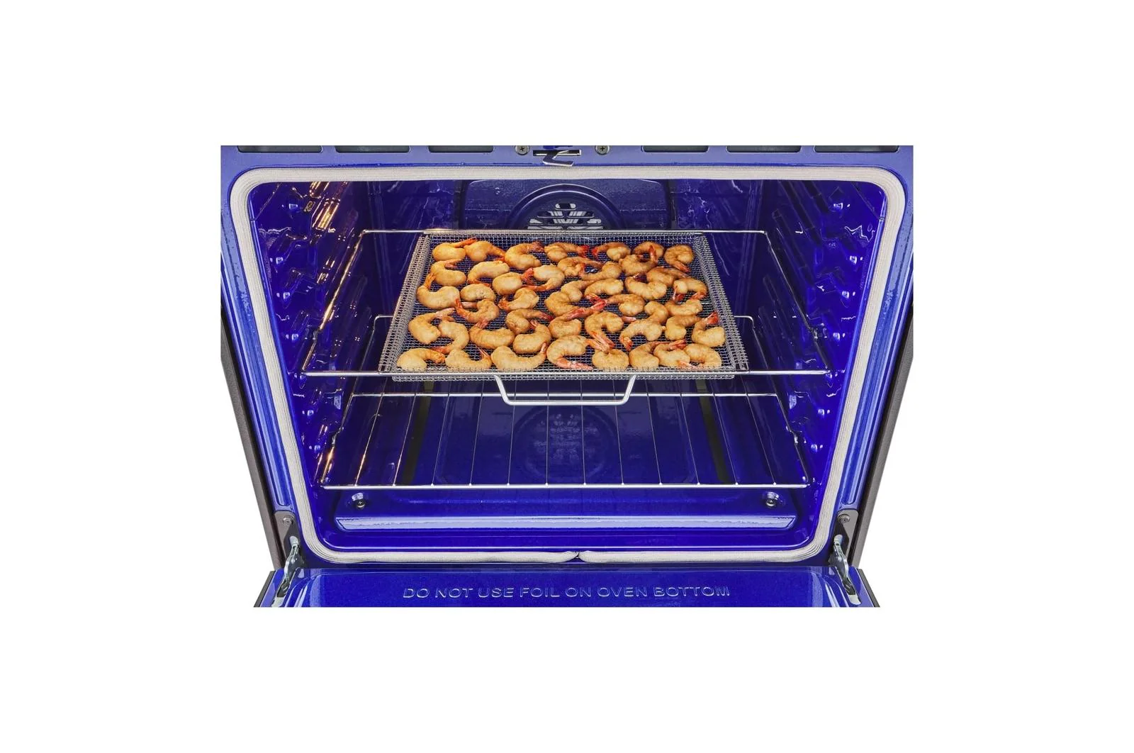 Lg LSGL5833X 5.8 cu.ft. Smart Gas Single Oven Slide-in Range, Air Fry, Fan Convection, EasyClean®, Self Clean, ThinQ®, Printproof® Stainless Steel - New Handle - Image 6