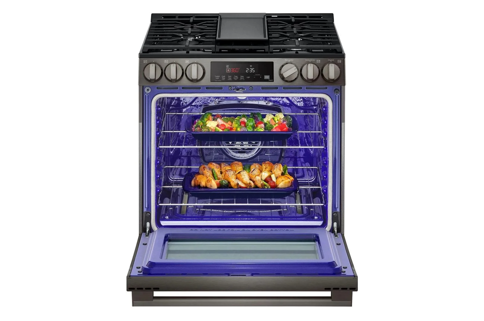 Lg LSGL5833Z 5.8 cu. ft. Smart Gas Slide-in Range with Convection, Air Fry and EasyClean® - Image 10