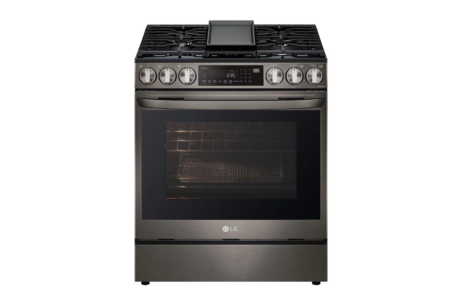 Lg LSGL6335D 6.3 cu. ft. Smart Wi-Fi Enabled ProBake Convection® InstaView® Gas Slide-In Range with Air Fry - Image 5
