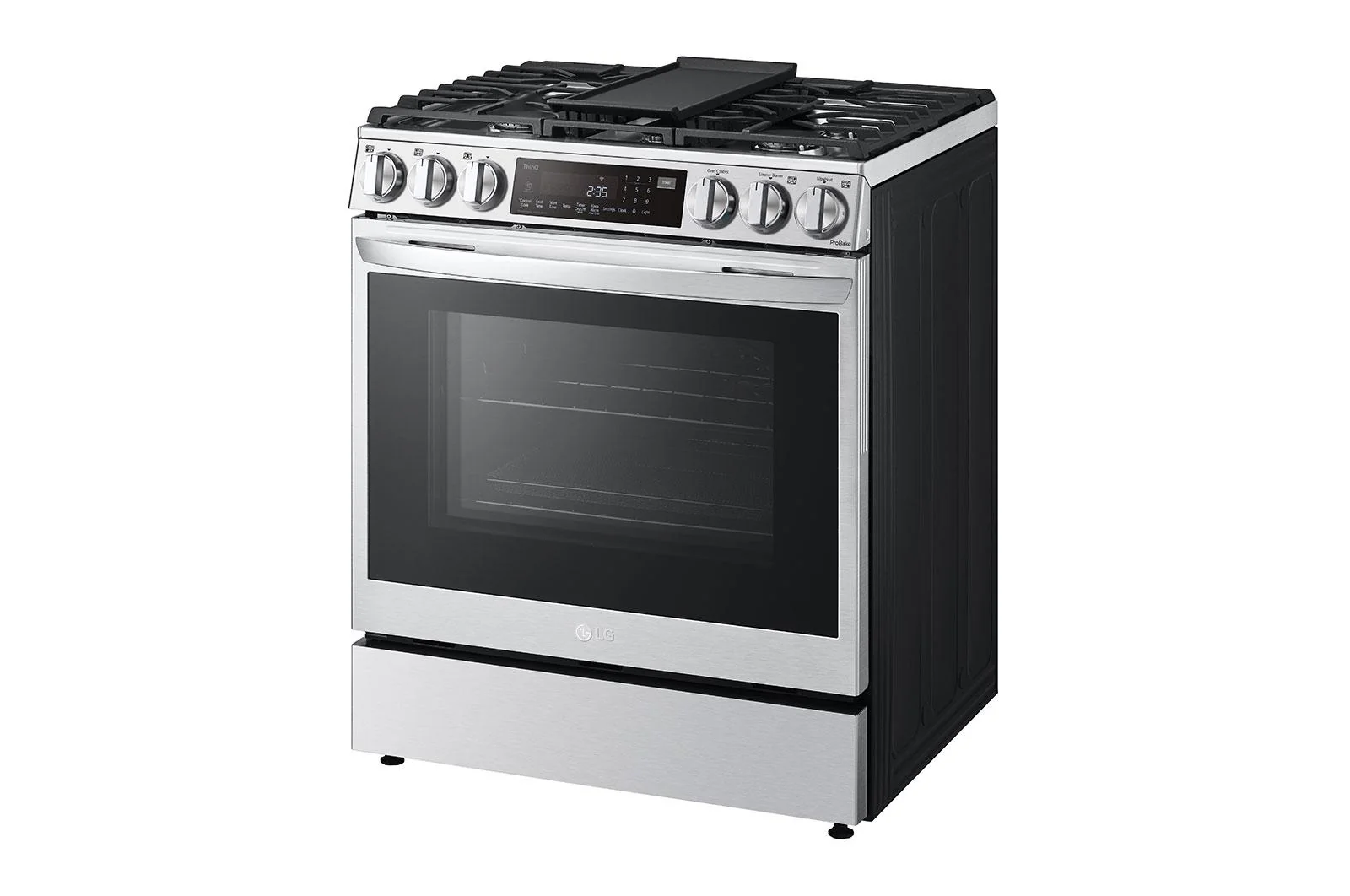 Lg LSGL6335F 6.3 cu. ft. Smart Wi-Fi Enabled ProBake Convection® InstaView® Gas Slide-In Range with Air Fry - Image 4