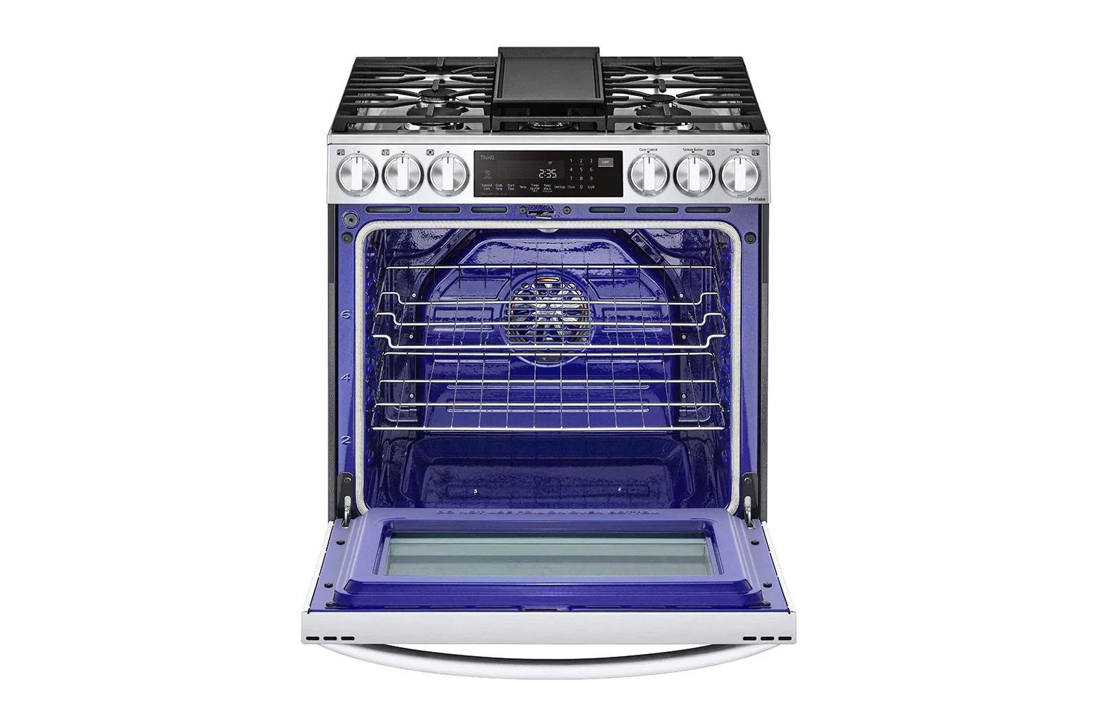 Lg LSGL6335F 6.3 cu. ft. Smart Wi-Fi Enabled ProBake Convection® InstaView® Gas Slide-In Range with Air Fry - Image 6