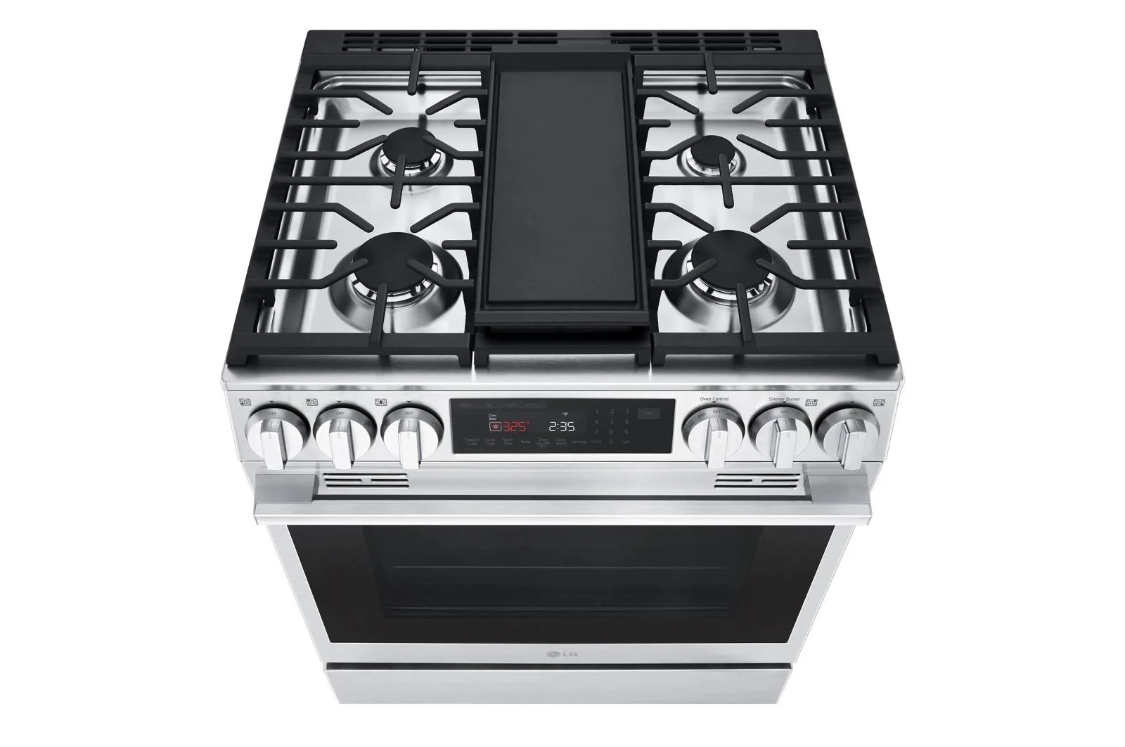 Lg LSGL6335X 6.3 cu ft. Smart Gas Slide-In Range ProBake Convection® InstaView®, and Air Fry - Image 10