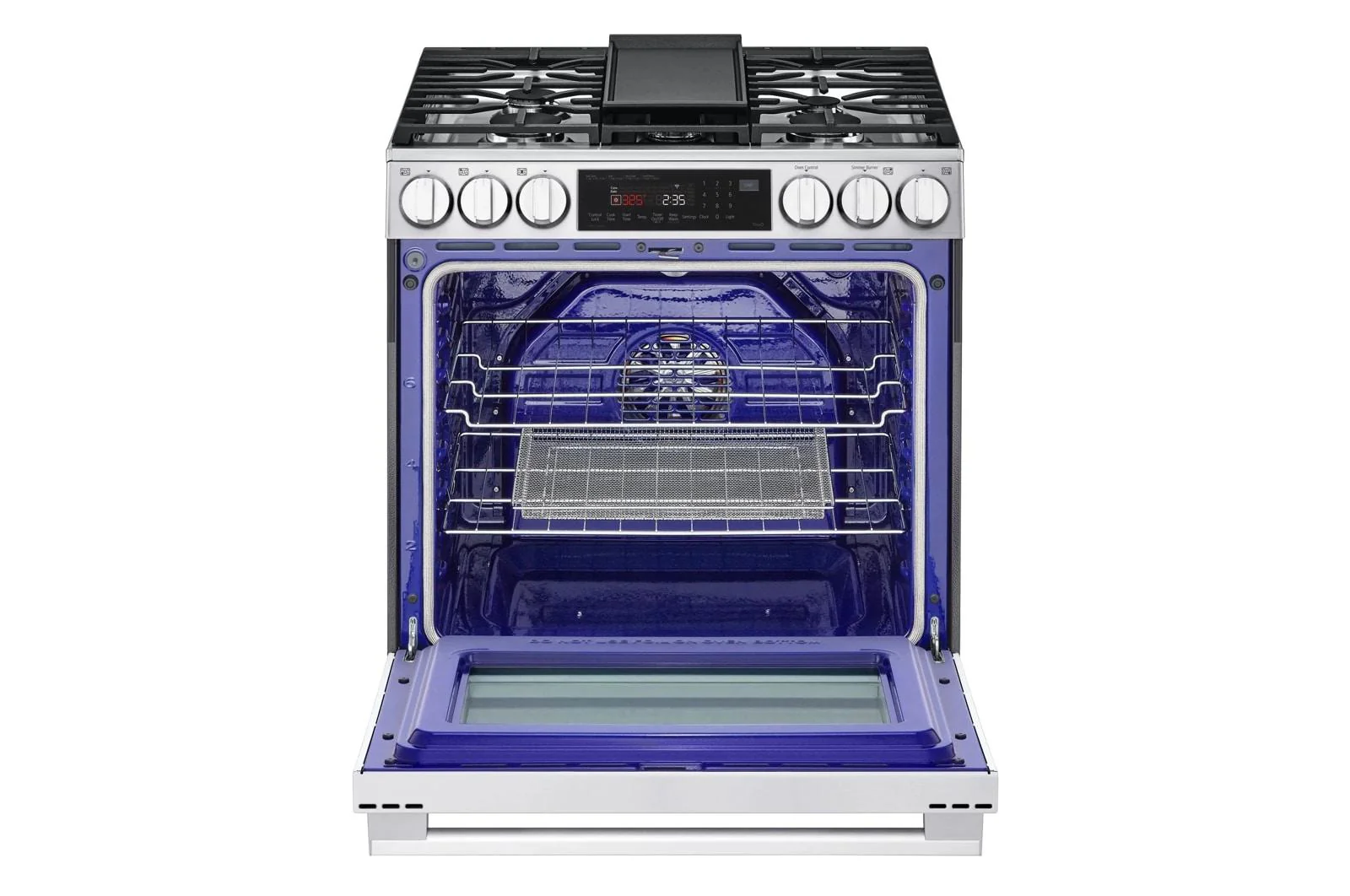 Lg LSGL6335X 6.3 cu ft. Smart Gas Slide-In Range ProBake Convection® InstaView®, and Air Fry - Image 6