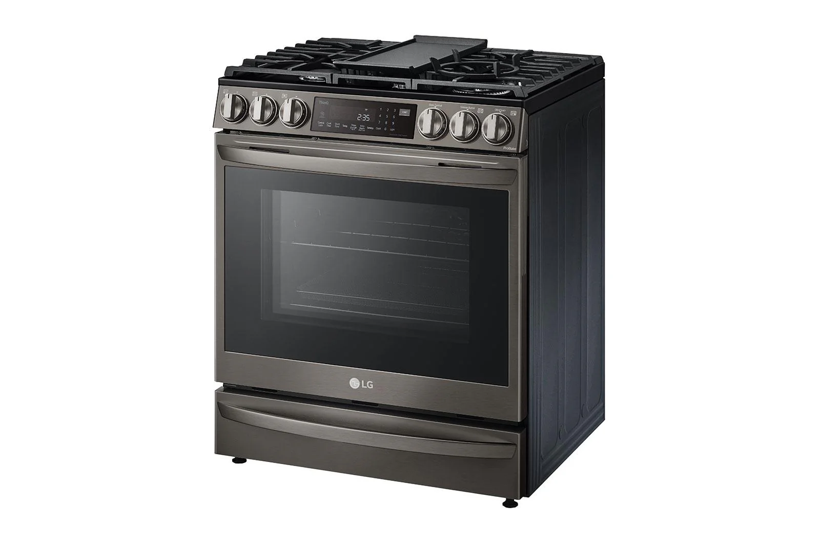 Lg LSGL6337D 6.3 cu. ft. Smart Wi-Fi Enabled ProBake Convection® InstaView™ Gas Slide-in Range with Air Fry - Image 4