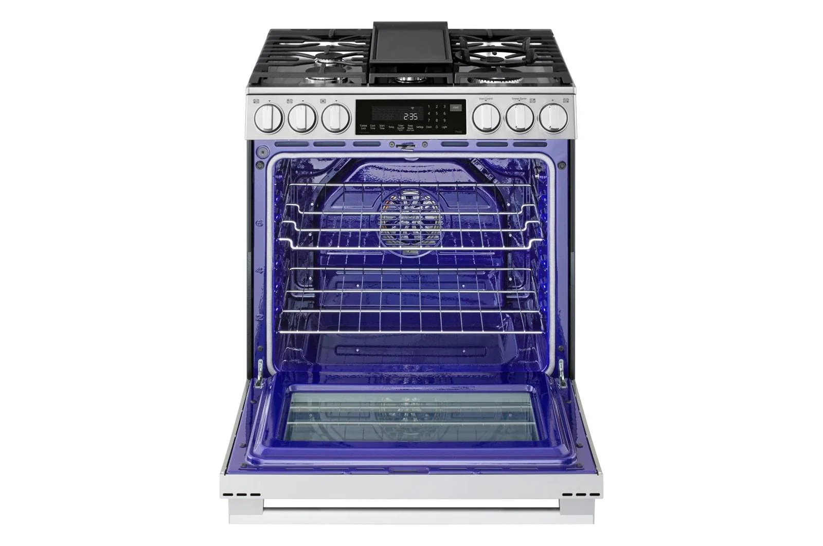 Lg LSGL6337X 6.3 cu ft. Smart Gas Slide-In Range with InstaView®, ProBake Convection®, and Air Fry - Image 14