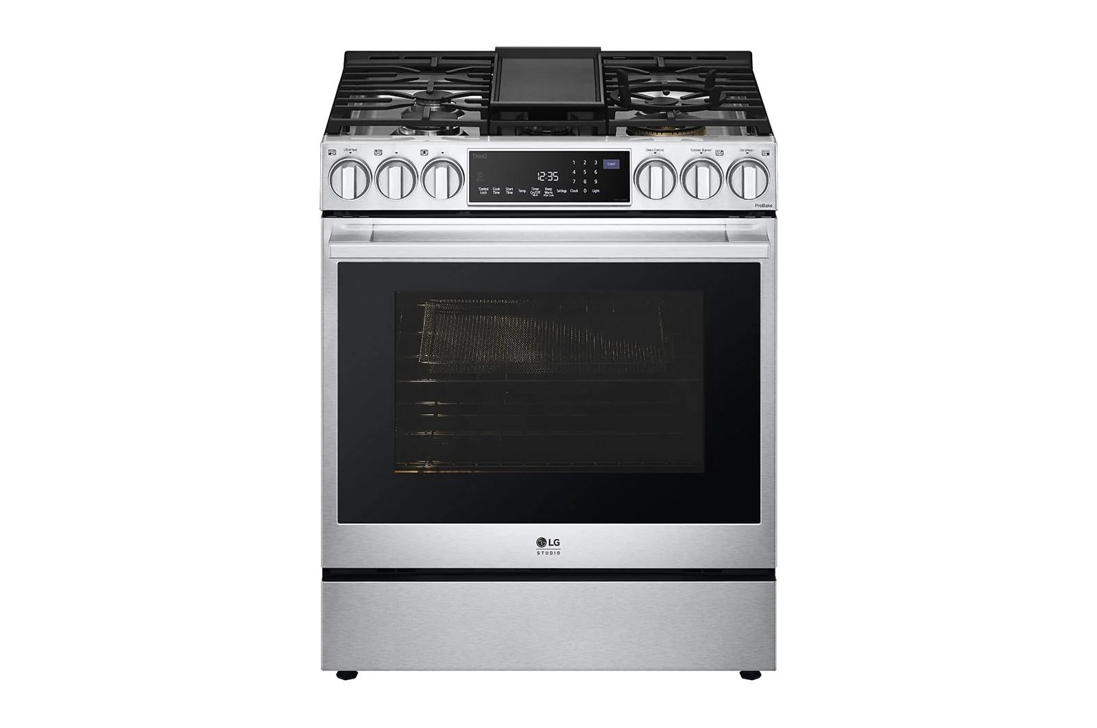 LSGS6338F LG STUDIO 6.3 cu. ft. InstaView® Gas Slide-in Range with ProBake Convection® and Air Fry - Image 3