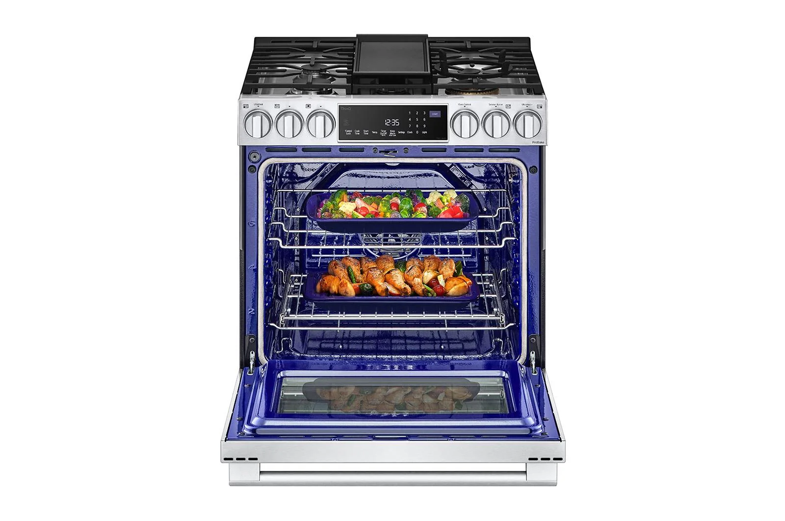LSGS6338F LG STUDIO 6.3 cu. ft. InstaView® Gas Slide-in Range with ProBake Convection® and Air Fry - Image 6
