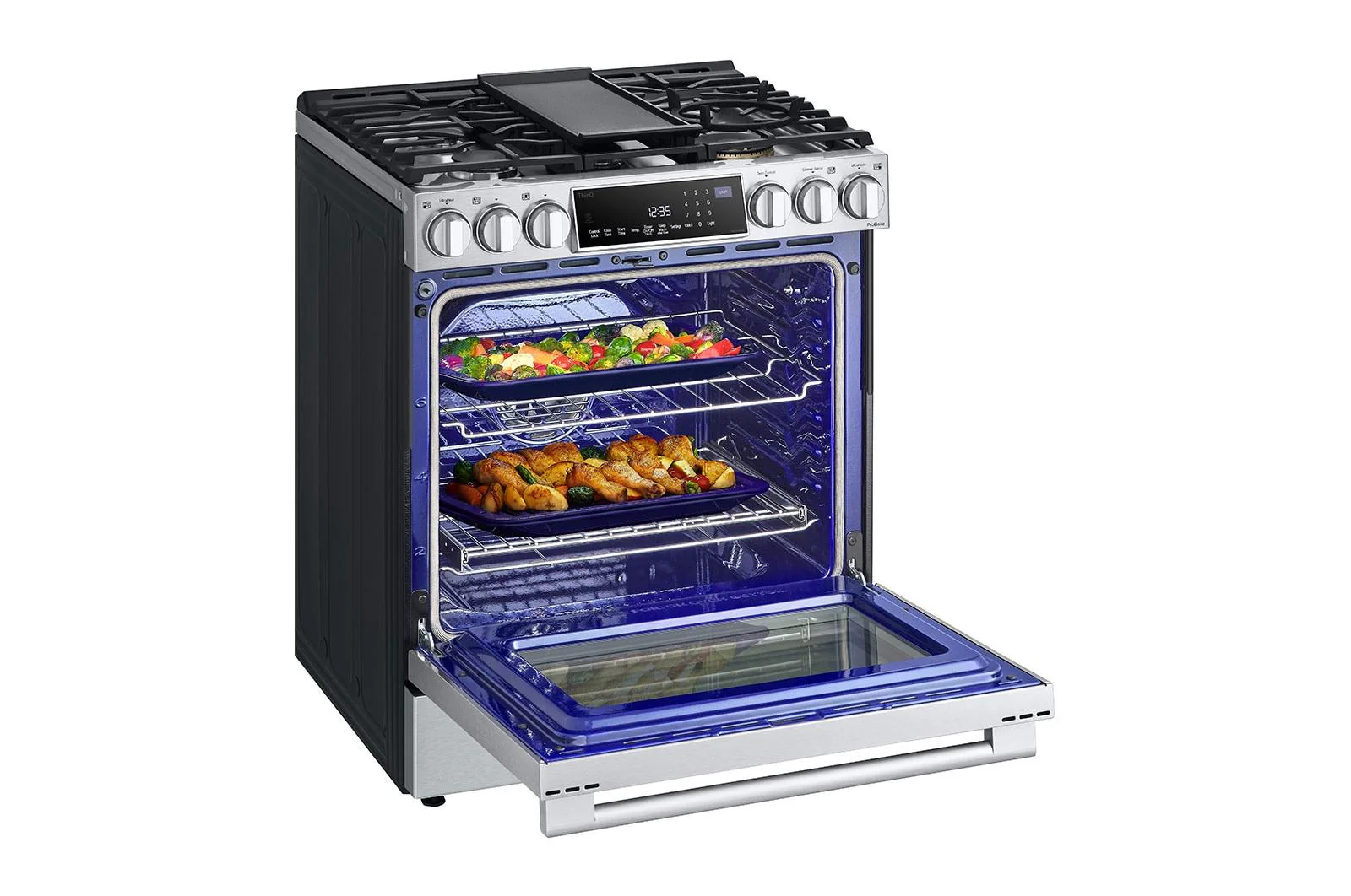 LSGS6338F LG STUDIO 6.3 cu. ft. InstaView® Gas Slide-in Range with ProBake Convection® and Air Fry - Image 7