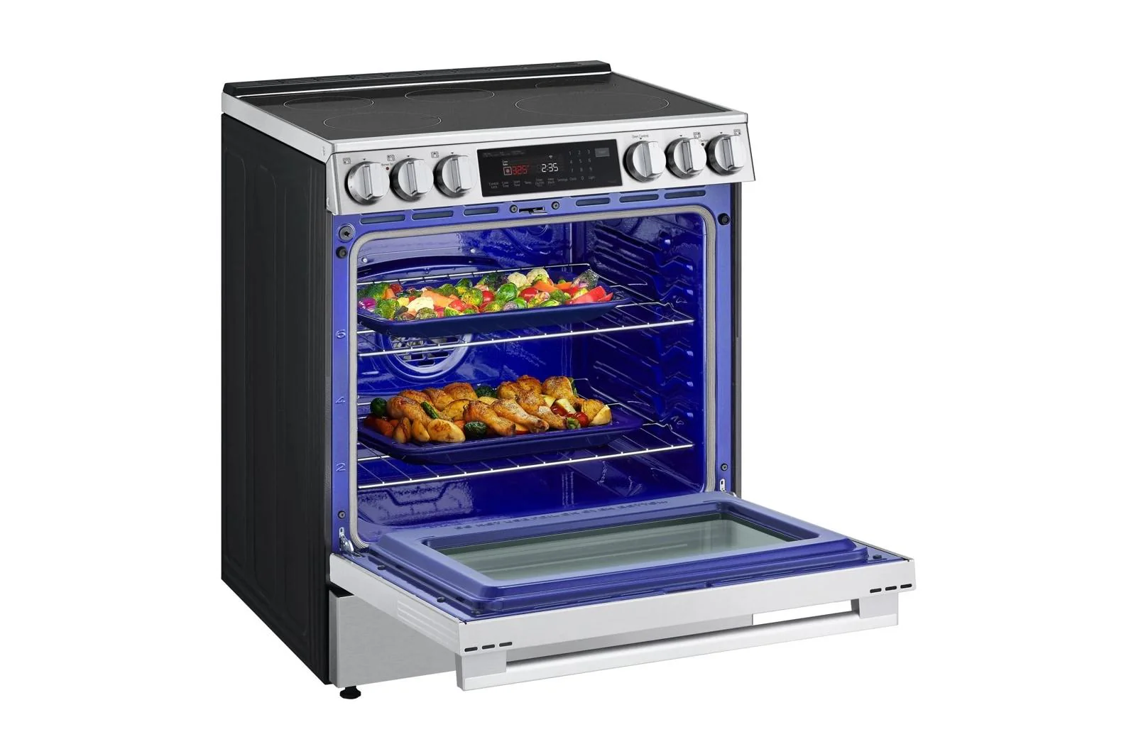 Lg LSIL6336XE 6.3 cu. ft. Smart Induction Slide-In Range with InstaView®, ProBake Convection®, Air Fry, and Air Sous Vide - Image 8