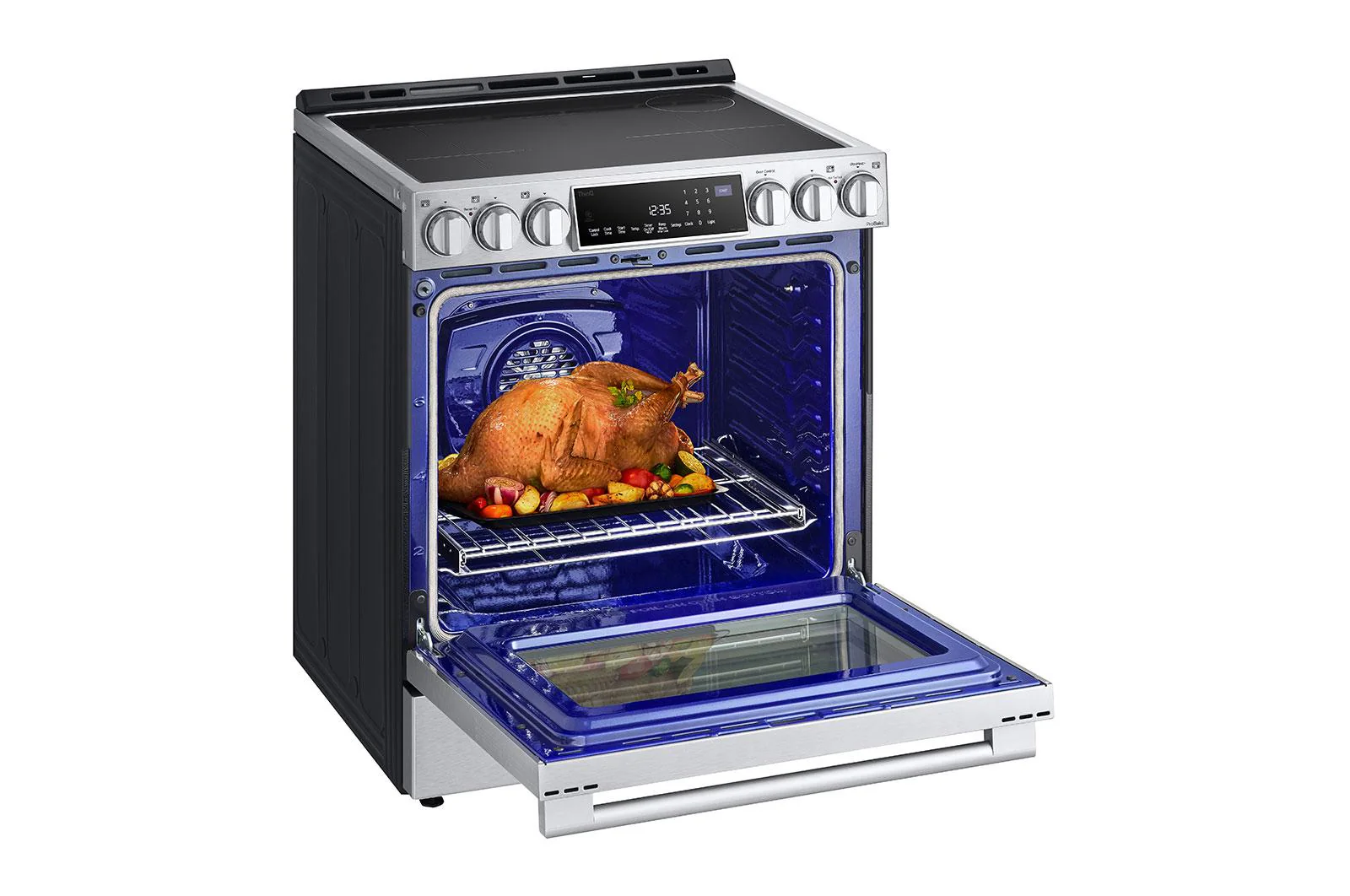 LG STUDIO 6.3 cu. ft. InstaView® Induction Slide-in Range with Air Fry and Air Sous Vide - Image 12